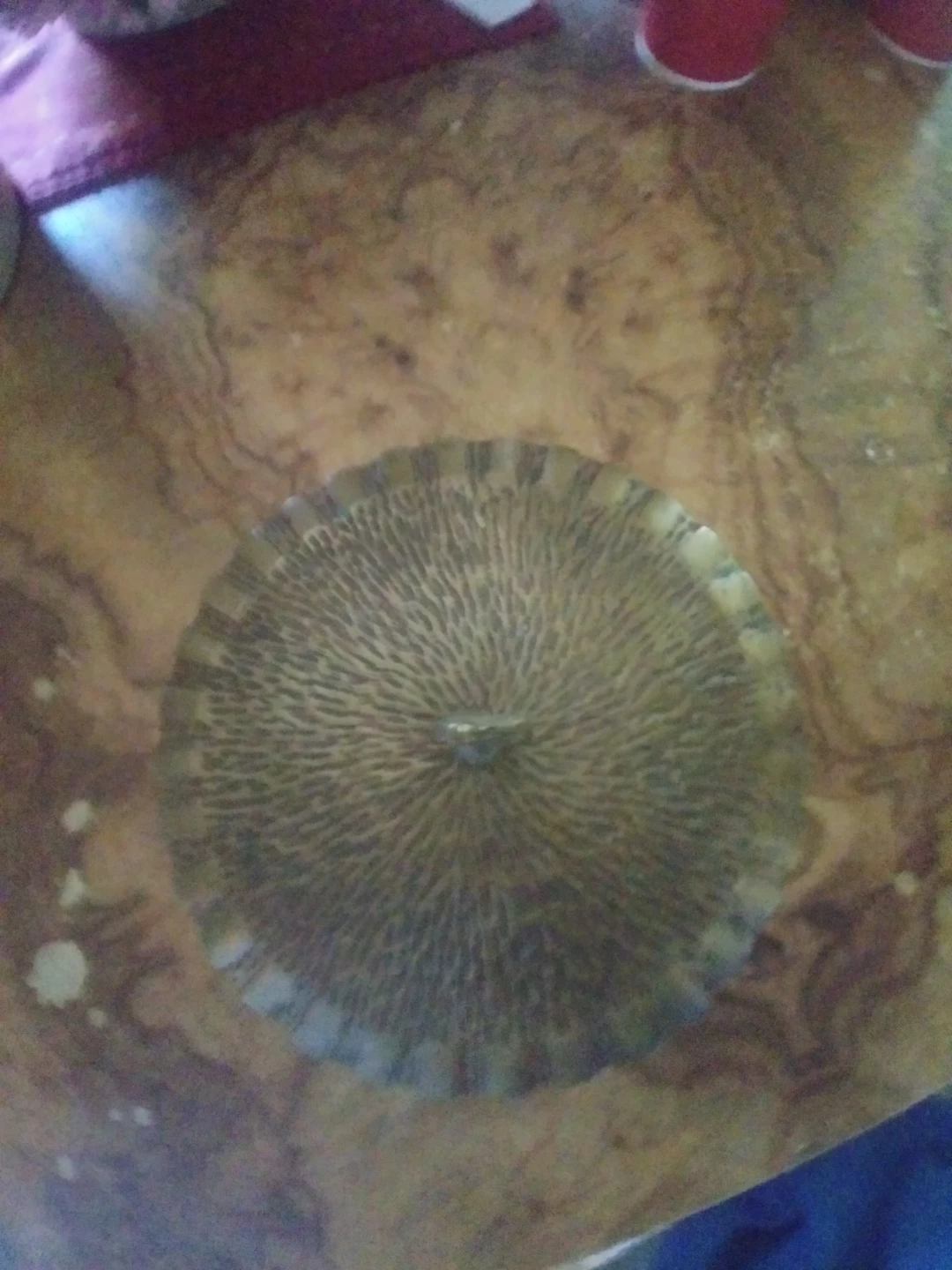 Vintage Antique Decorative Brass Bowl with Lid - photo 3