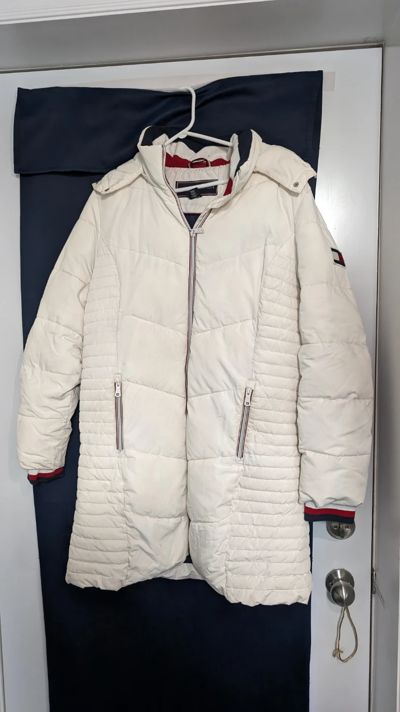 Tommy Hilfiger Women's Puffer Coat - Cream