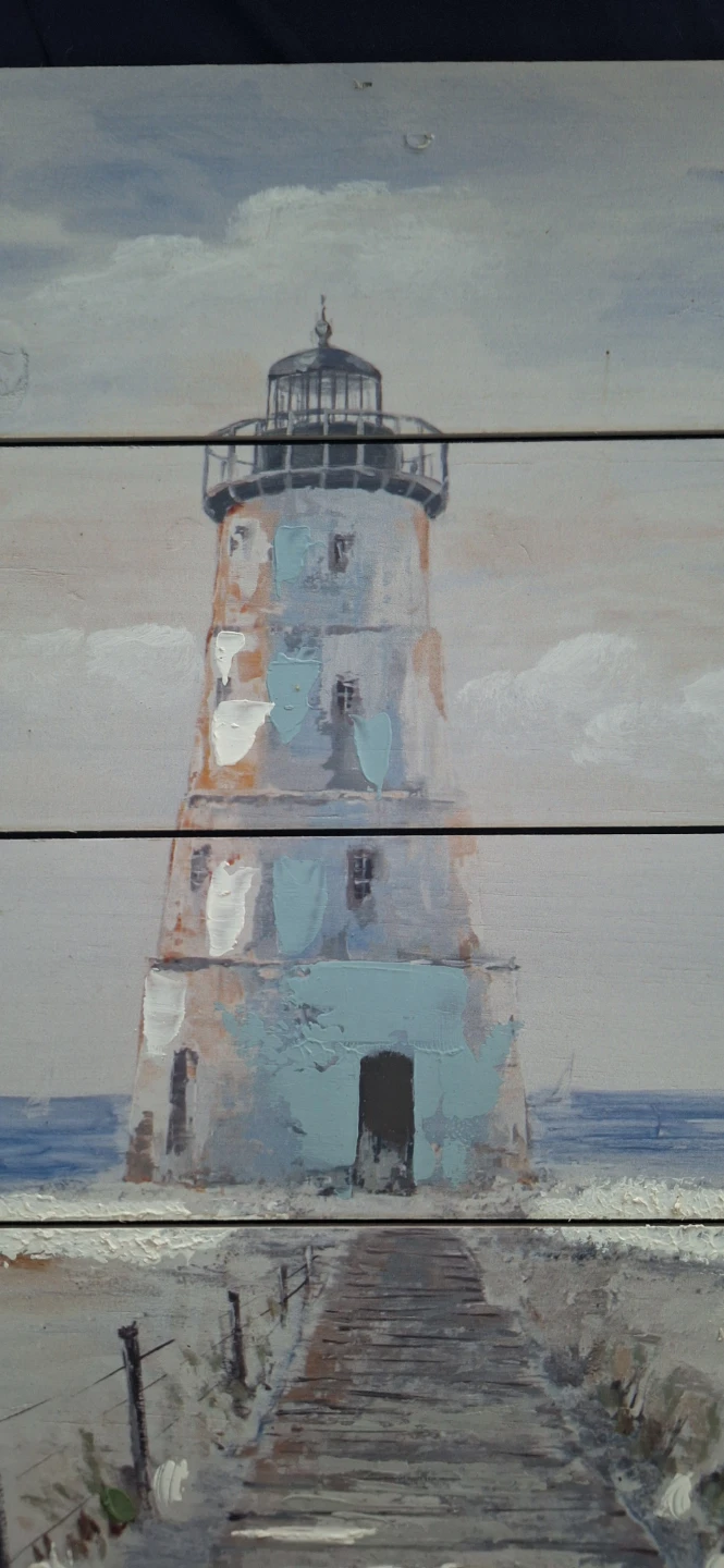 Hobby Lobby Lighthouse Wall Decor 15.7x15.7in - photo 4