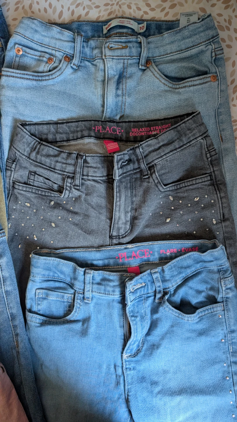 Girls' Jeans and Pants Bundle (10 pieces) - photo 3