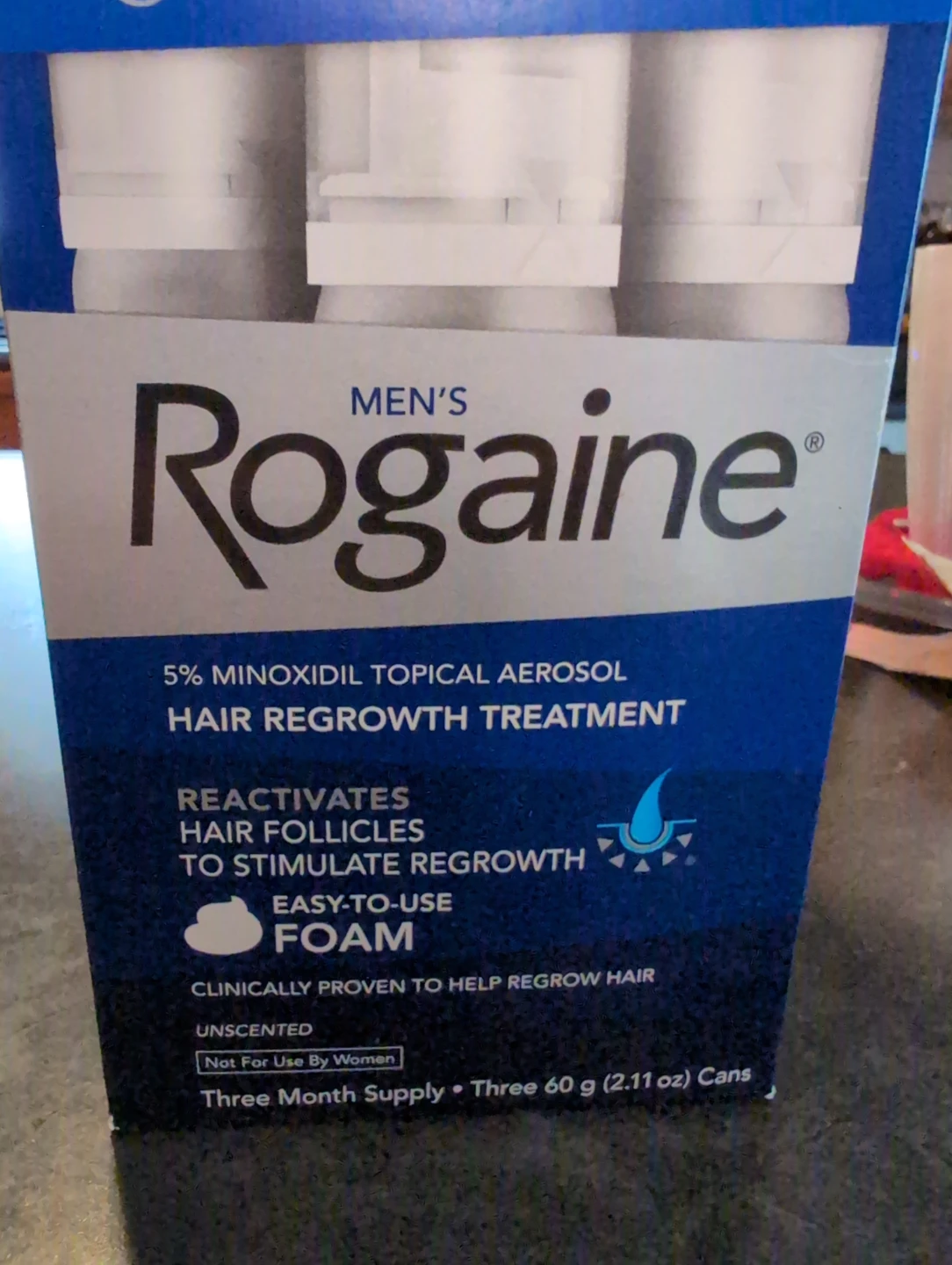 Men's Rogaine Hair Regrowth Treatment Foam