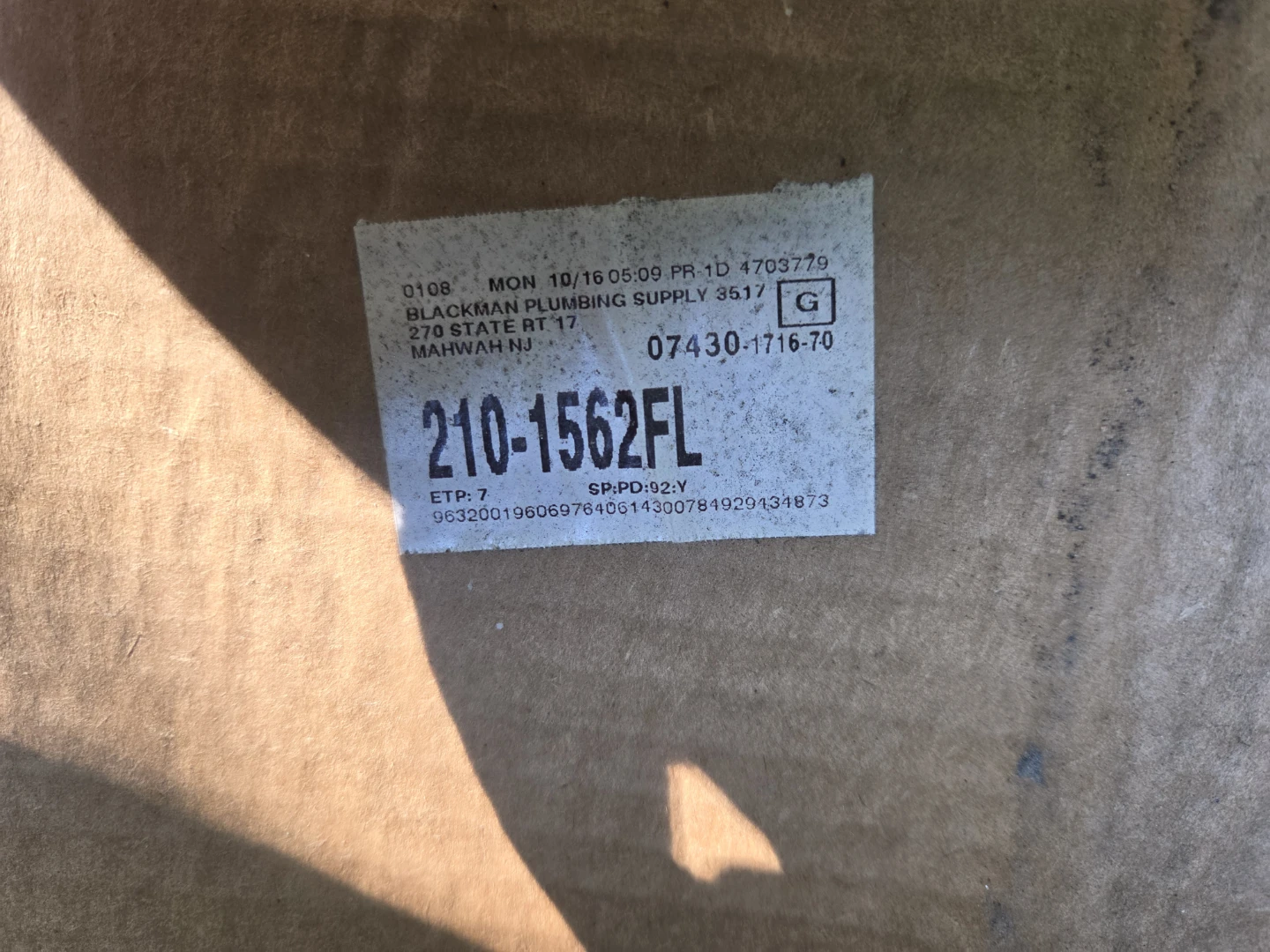 Elkay Undermount Sink Template 16" X 16" - photo 2