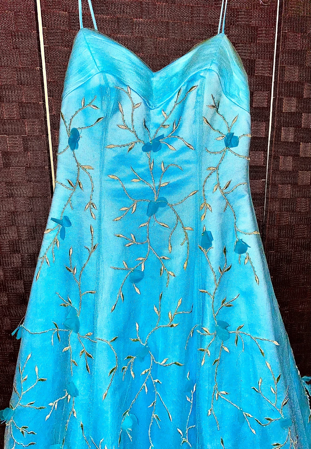4Now Fashions. Embroidered Floral Tulle Lace Dress. Size XL - photo 2