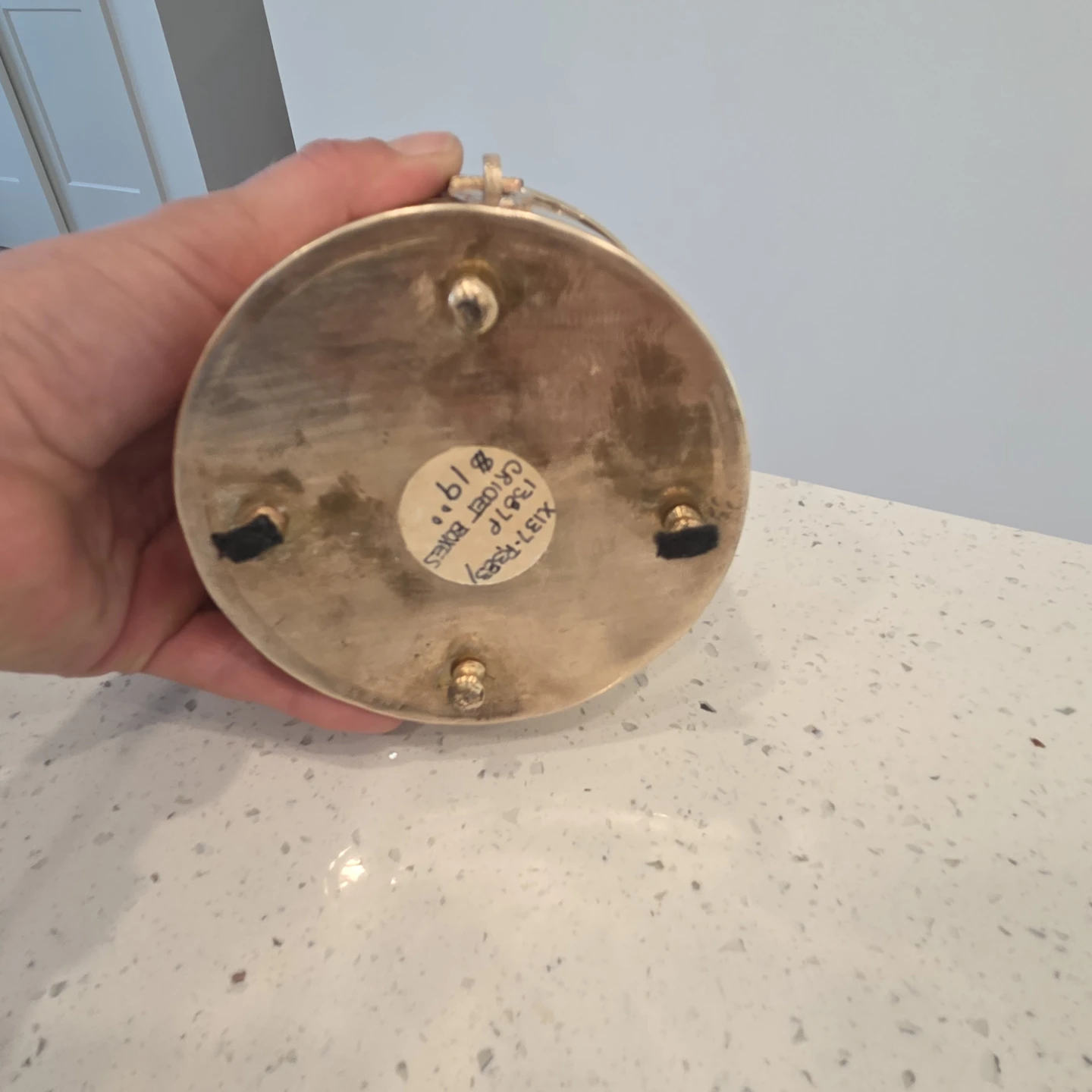 Brass Decorative Box with Perforated Lid - photo 3