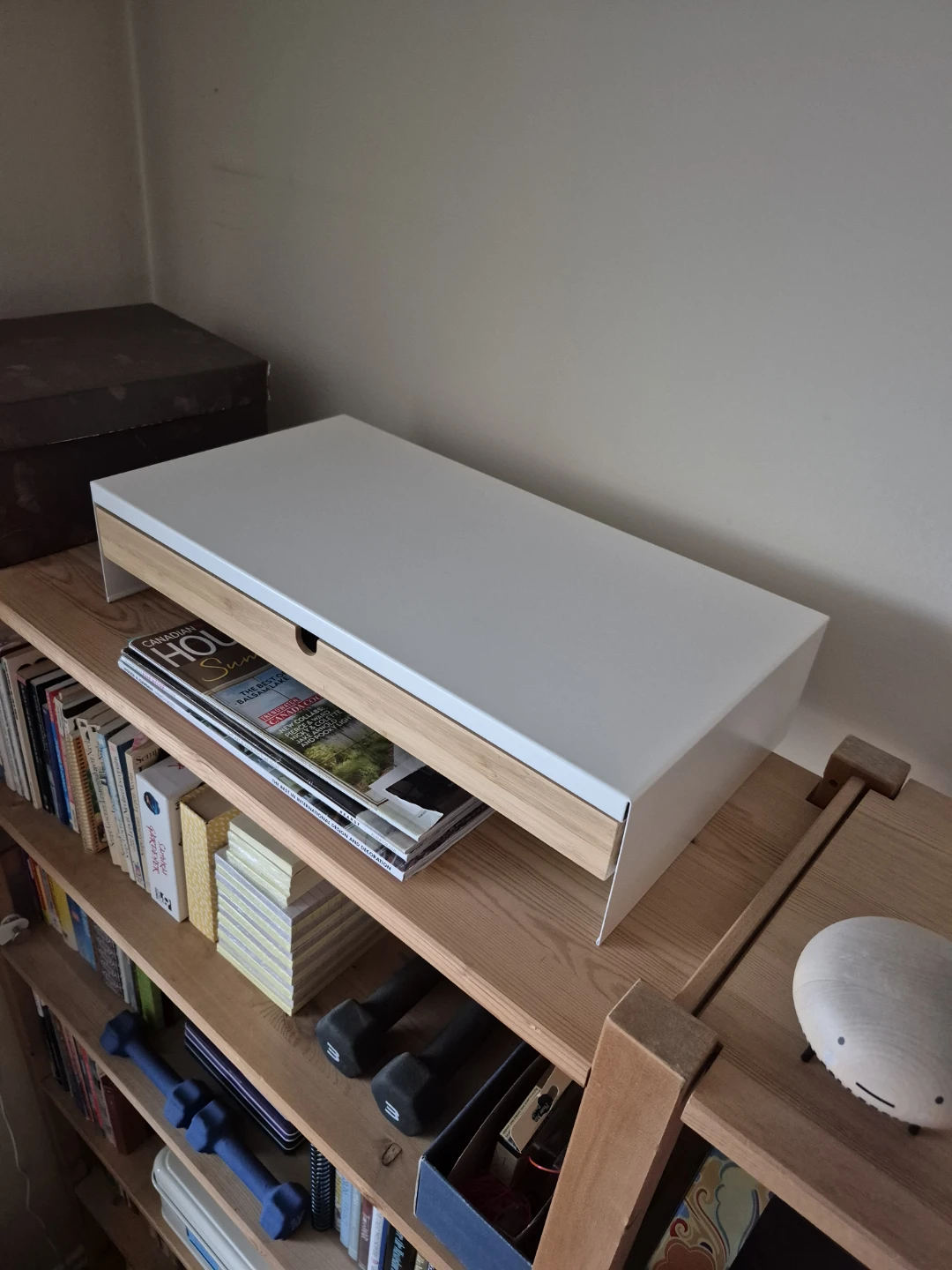 Ikea Elloven Monitor Laptop Stand Riser with Storage Drawer - photo 5