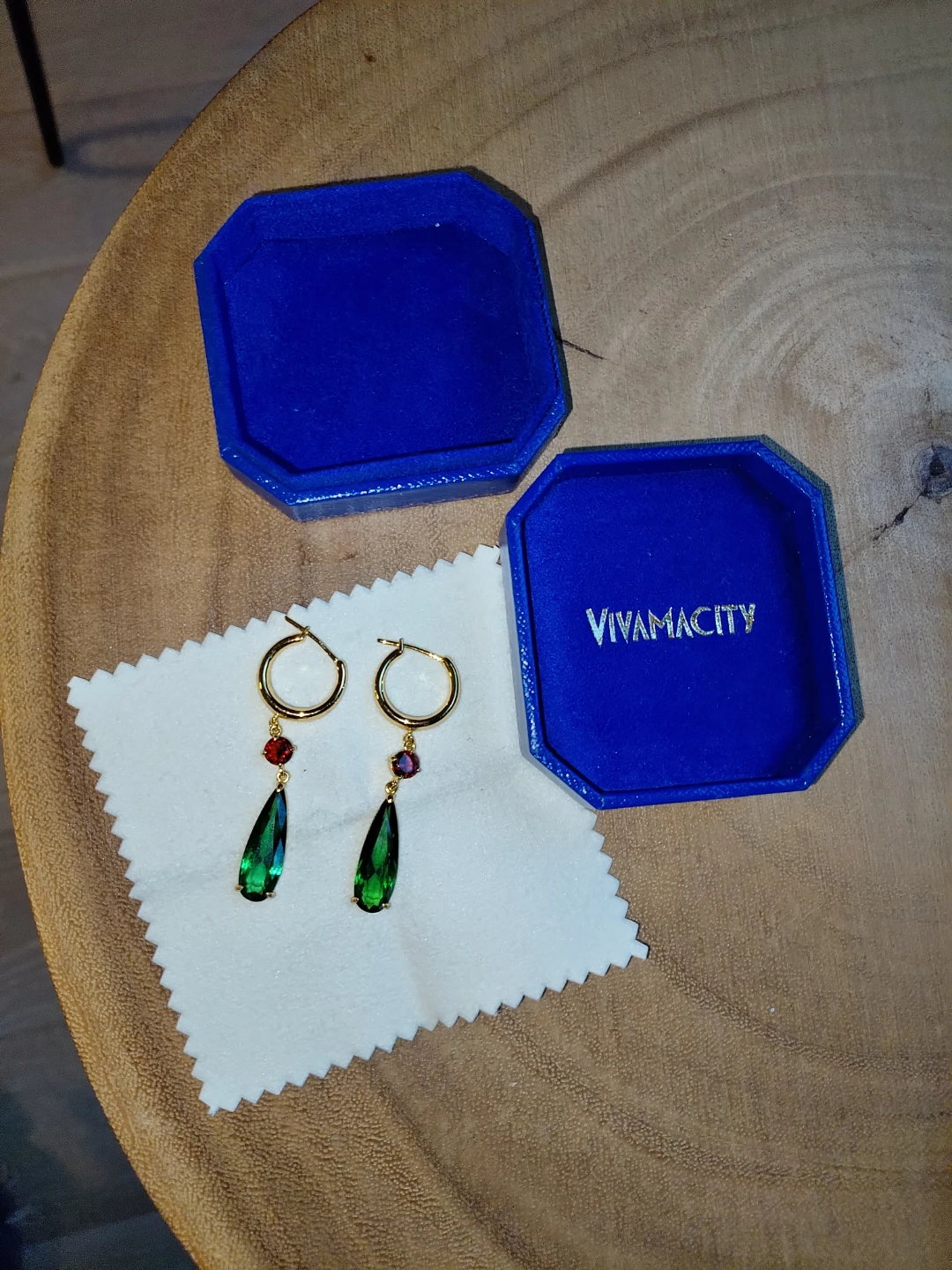 18KT Gold Vermeil Howl's Earrings - Vivamacity - photo 4