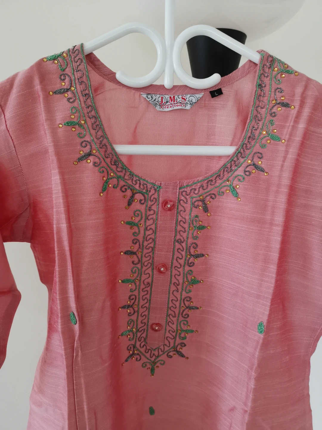 Palki Creations Pink Embroidered Kurti - photo 2