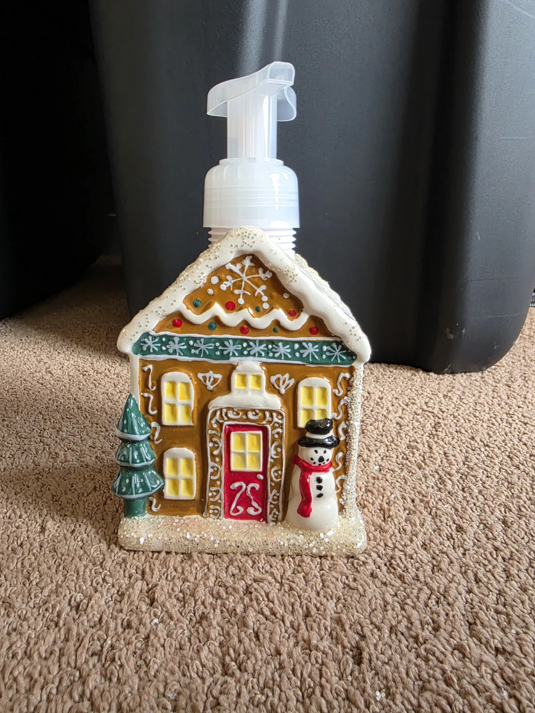 Bath & Body Works Gingerbread House Foaming Soap Dispenser