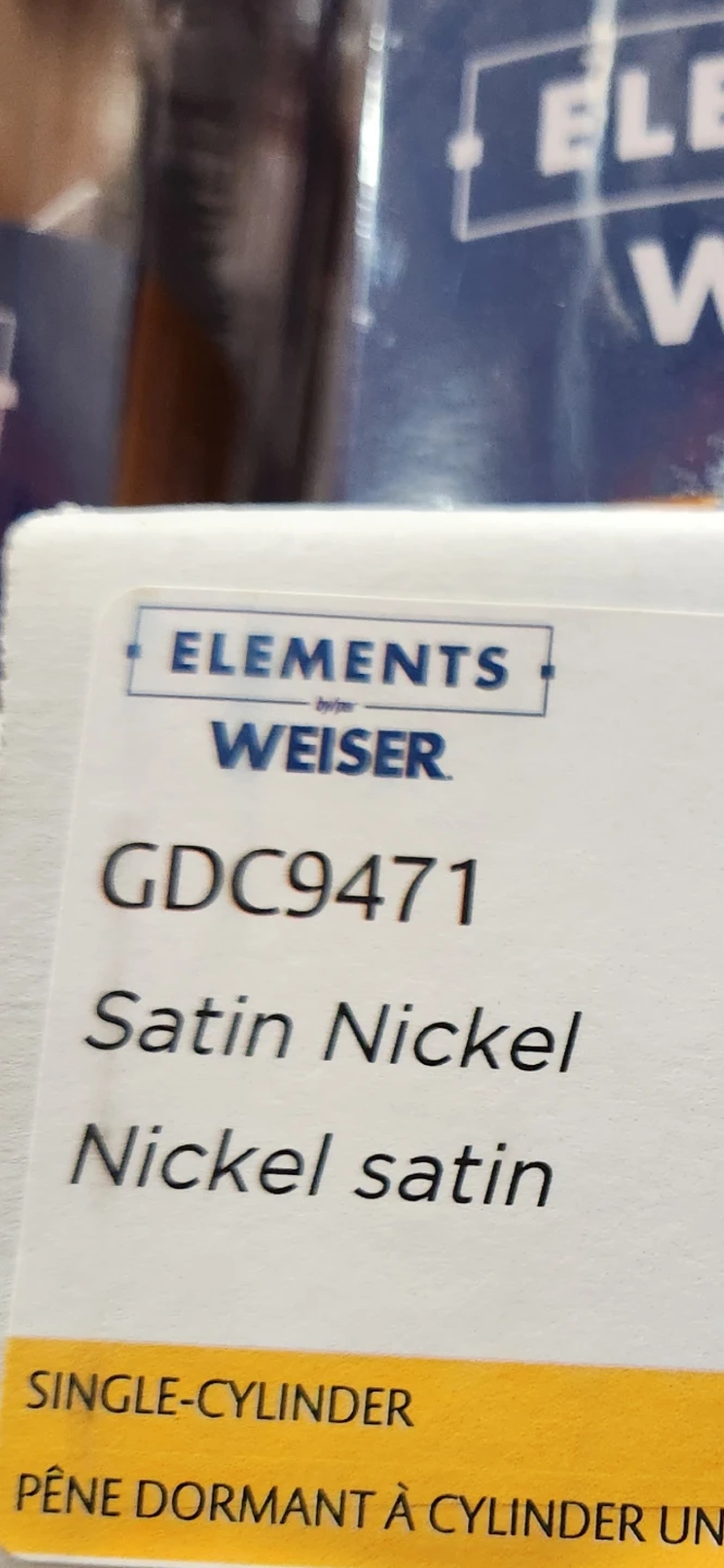 Weiser Elements Single Cylinder Deadbolt - photo 3