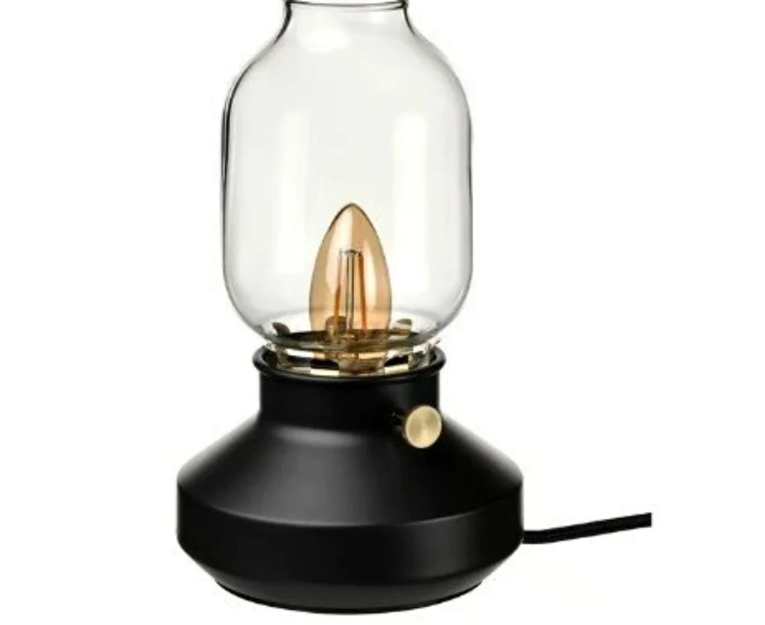 IKEA TÄRNABY Table Lamp, Dimmable Anthracite, 10"
