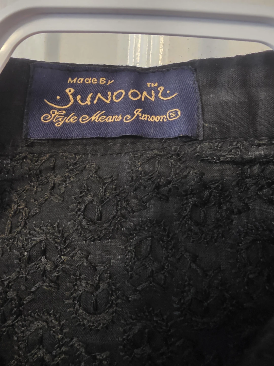 JUNOON Black Kurta - photo 2