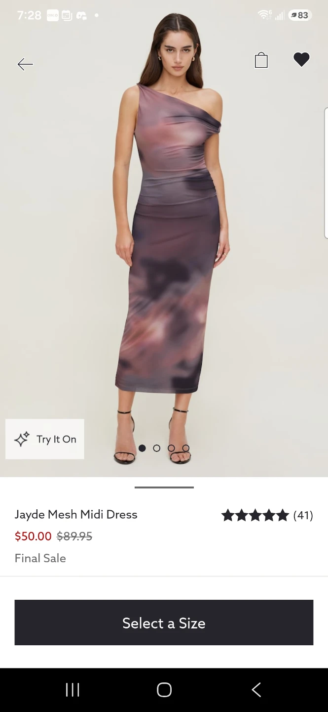 Jayde Mesh Midi Dress - photo 2