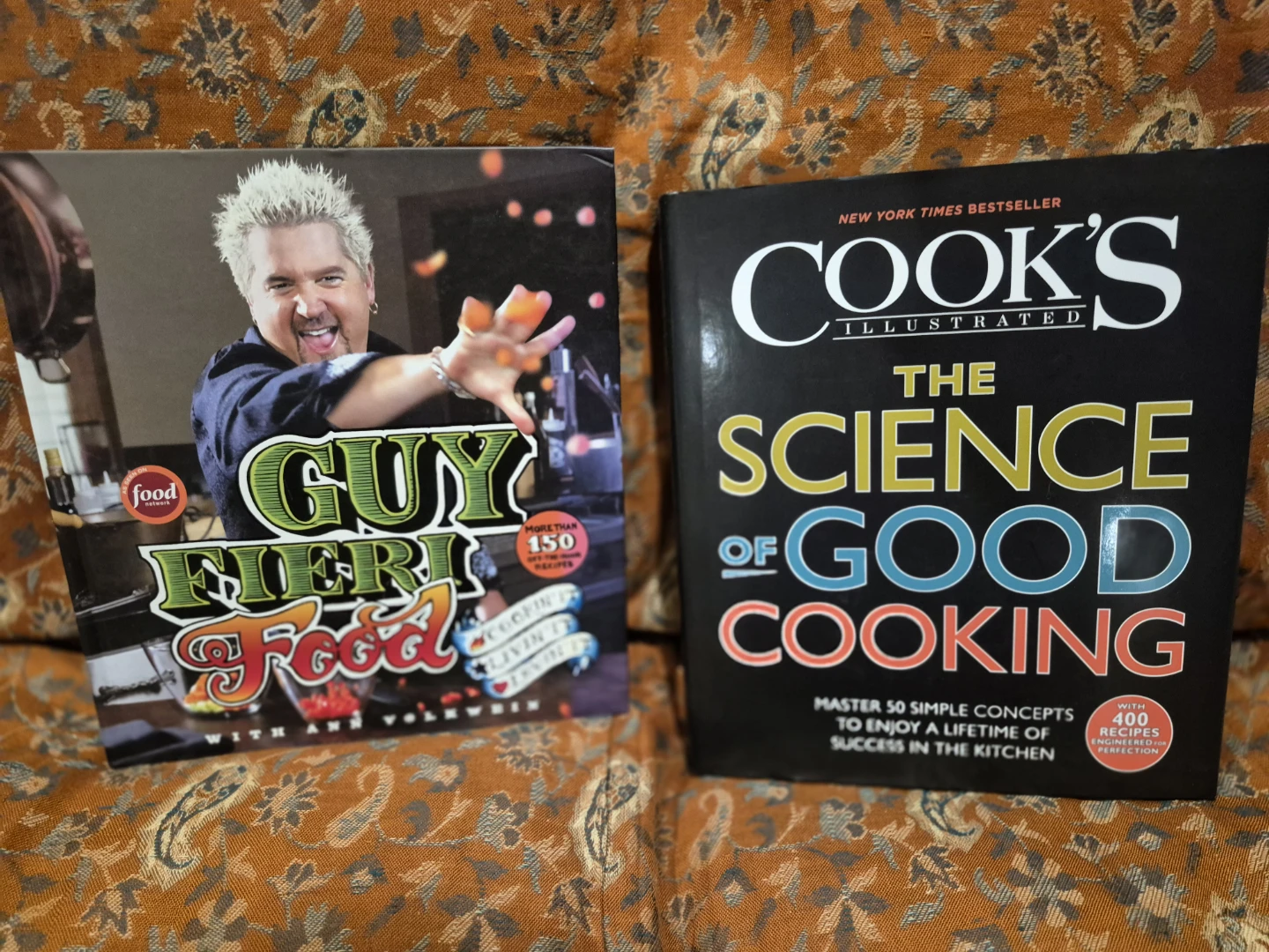 Guy Fieri Food Cookbook & The Science of Good Cooking Book