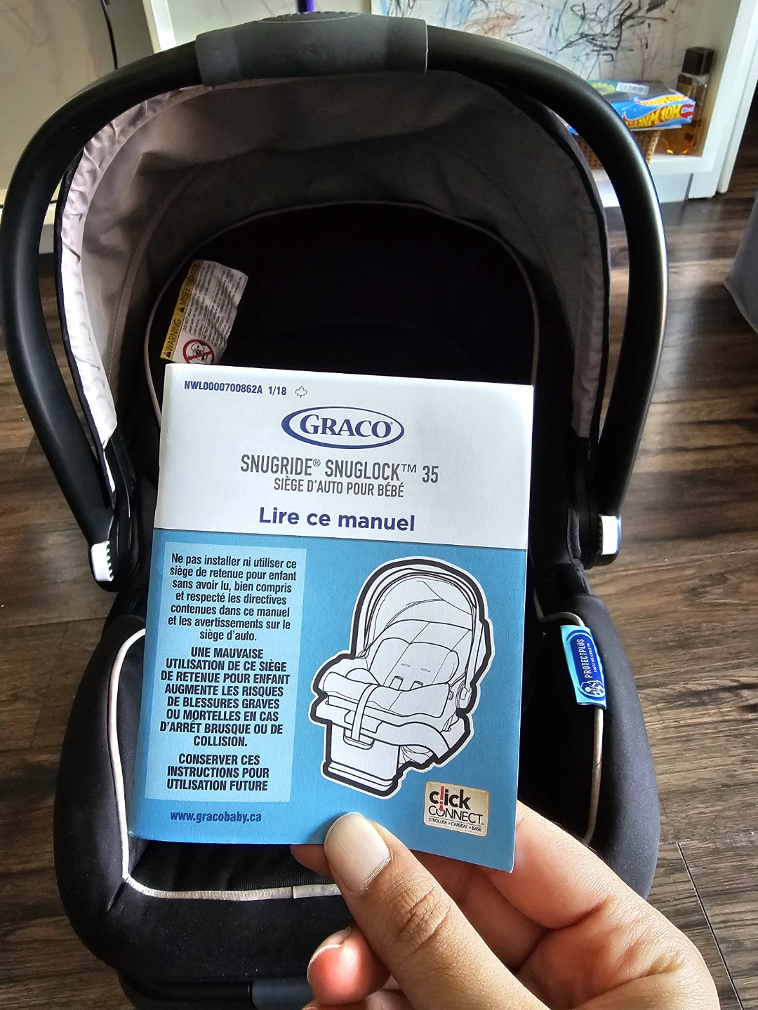 Graco SnugRide SnugLock 35 Infant Car Seat with Base 0-2 years - photo 4