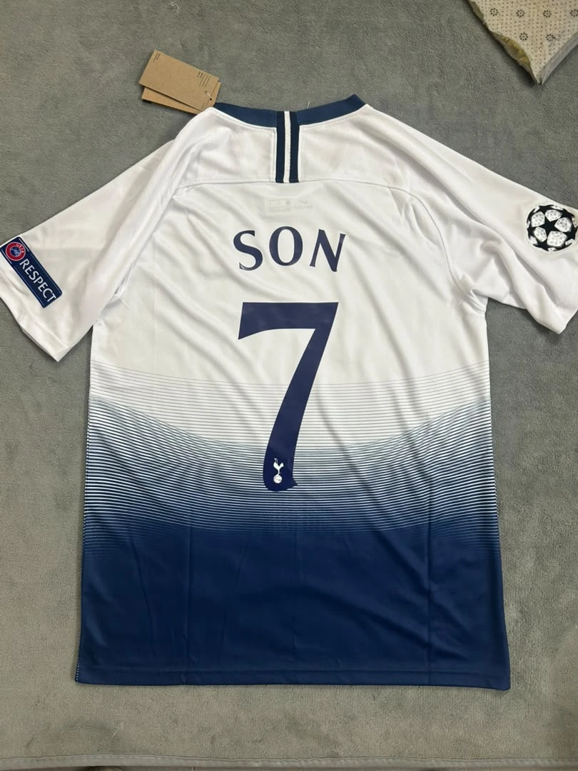 Son #7 Tottenham Hotspurs 2019 UCL final retro jersey - photo 2