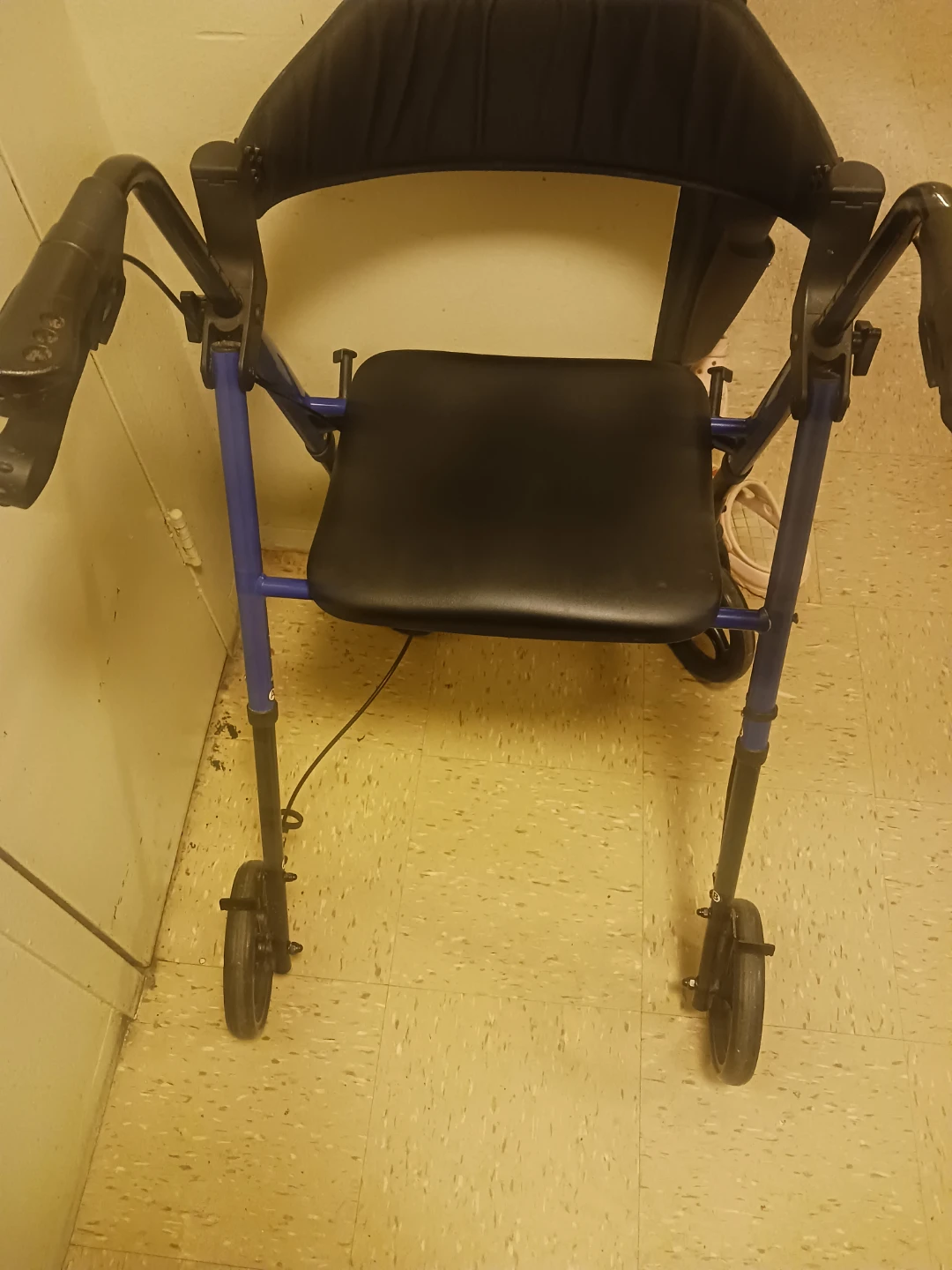 Vocic Blue Rolling Walker with Padded Seat - photo 2