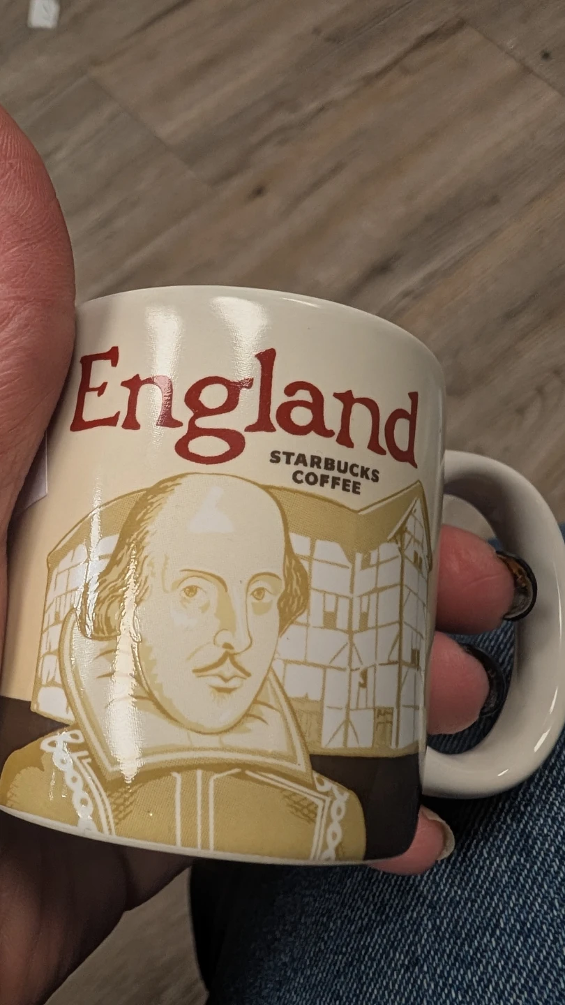Starbucks England Shakespeare  expresso Mug 3 oz