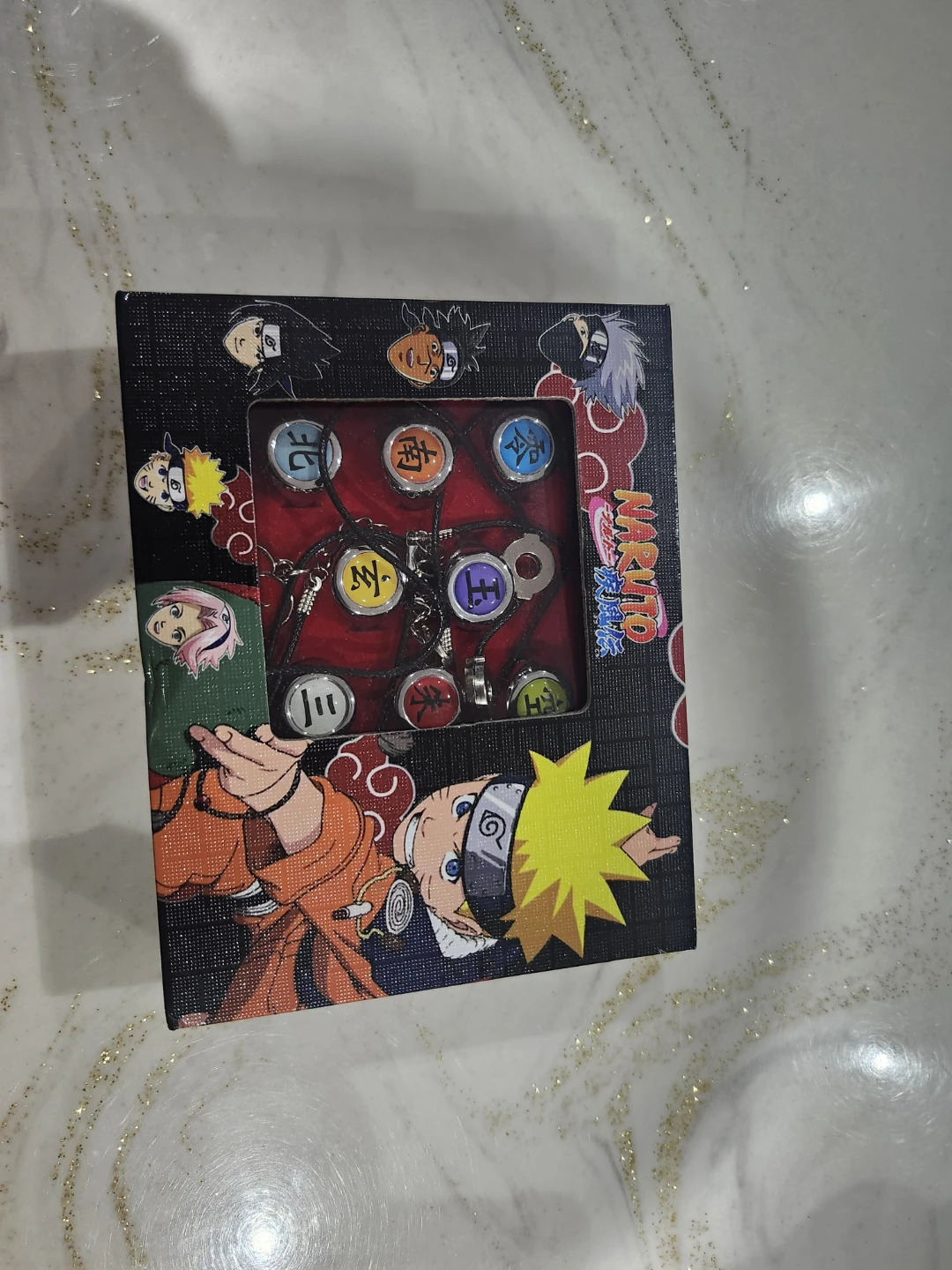 Naruto Ring and Chain set