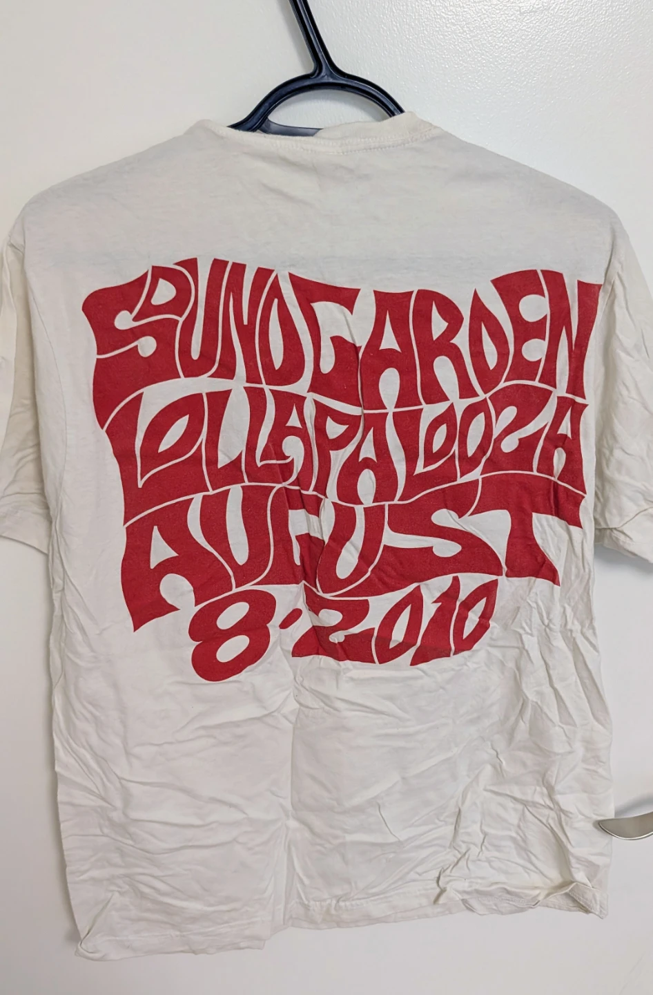 Soundgarden Lollapalooza 2010 T-Shirt - Men's Large - photo 4
