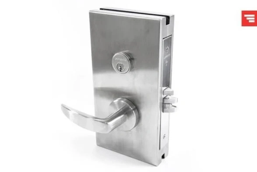 Door Lockset with Lever Handle