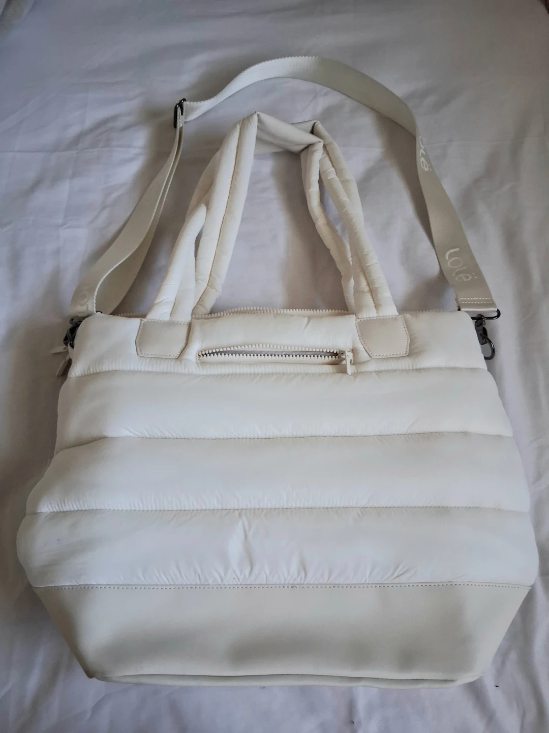 Lole White Puffer Tote Bag - photo 4