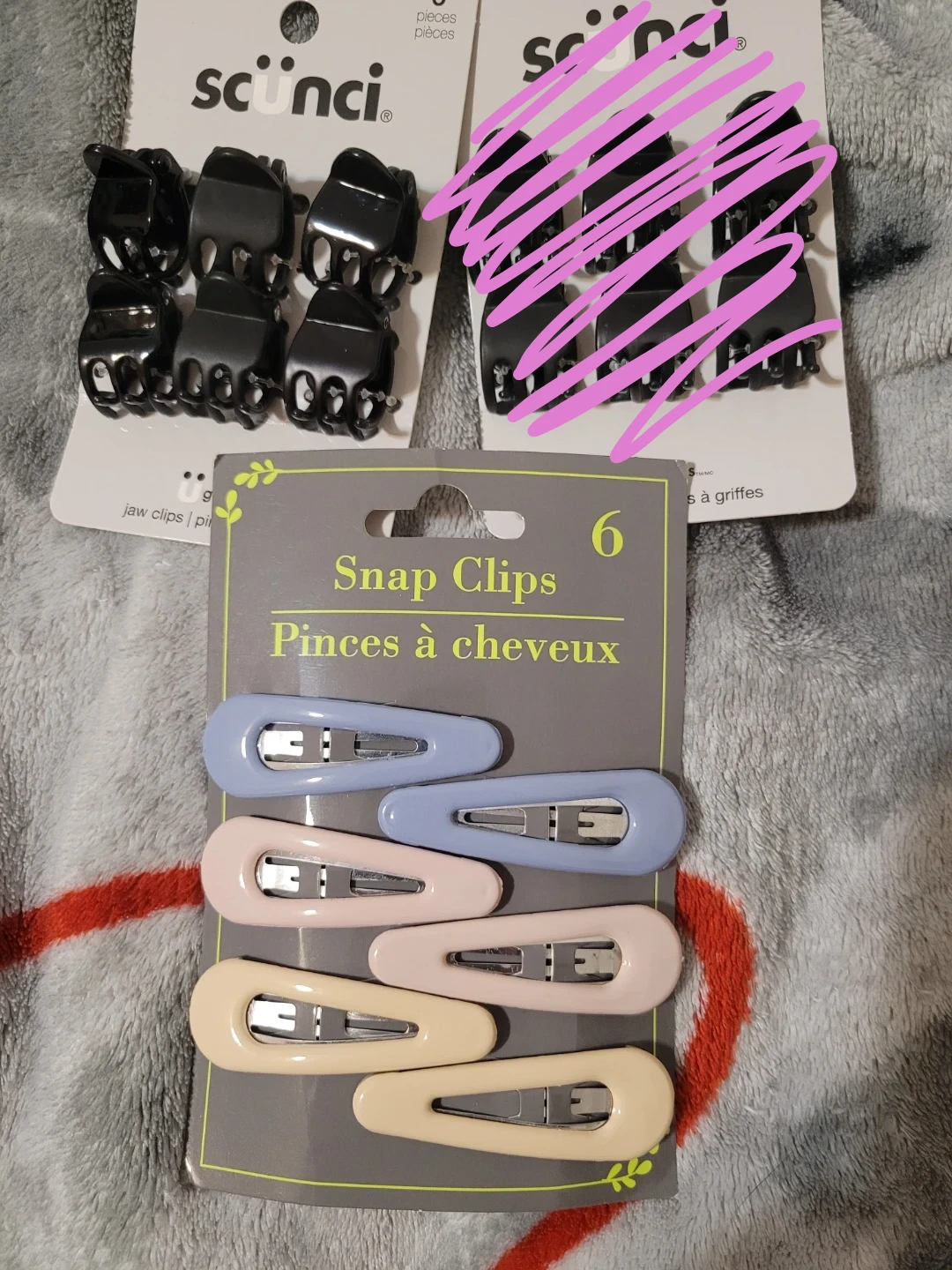Unused Hair accessories