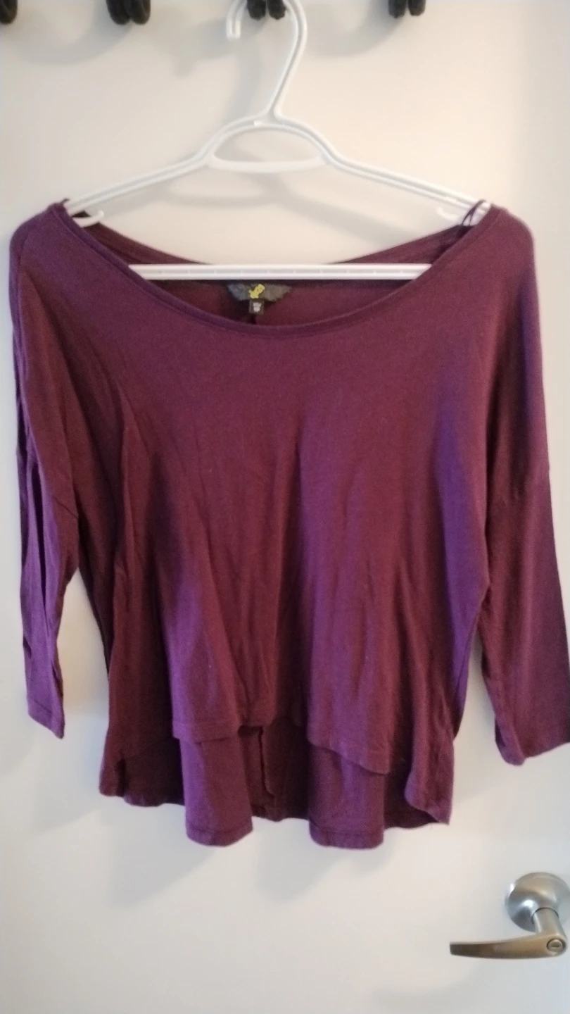 G21 Women's Purple Long Sleeve Top