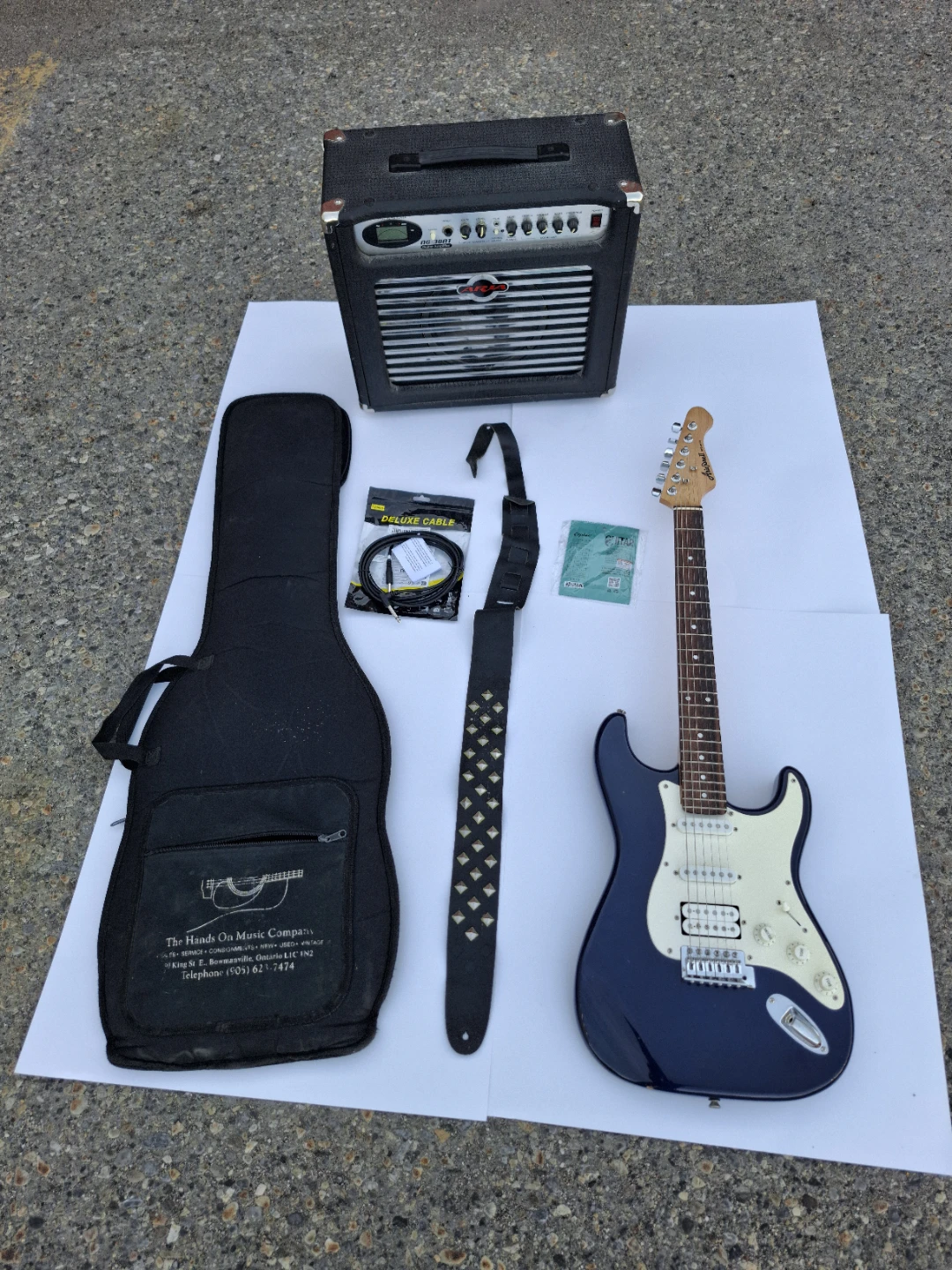 Aria Pro II Electric Guitar and Amplifier Set
