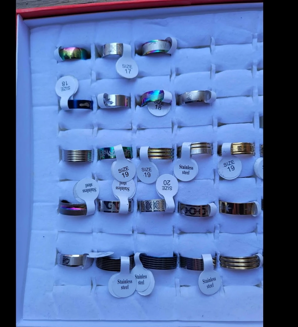 Stainless Steel Rings - Assorted Sizes