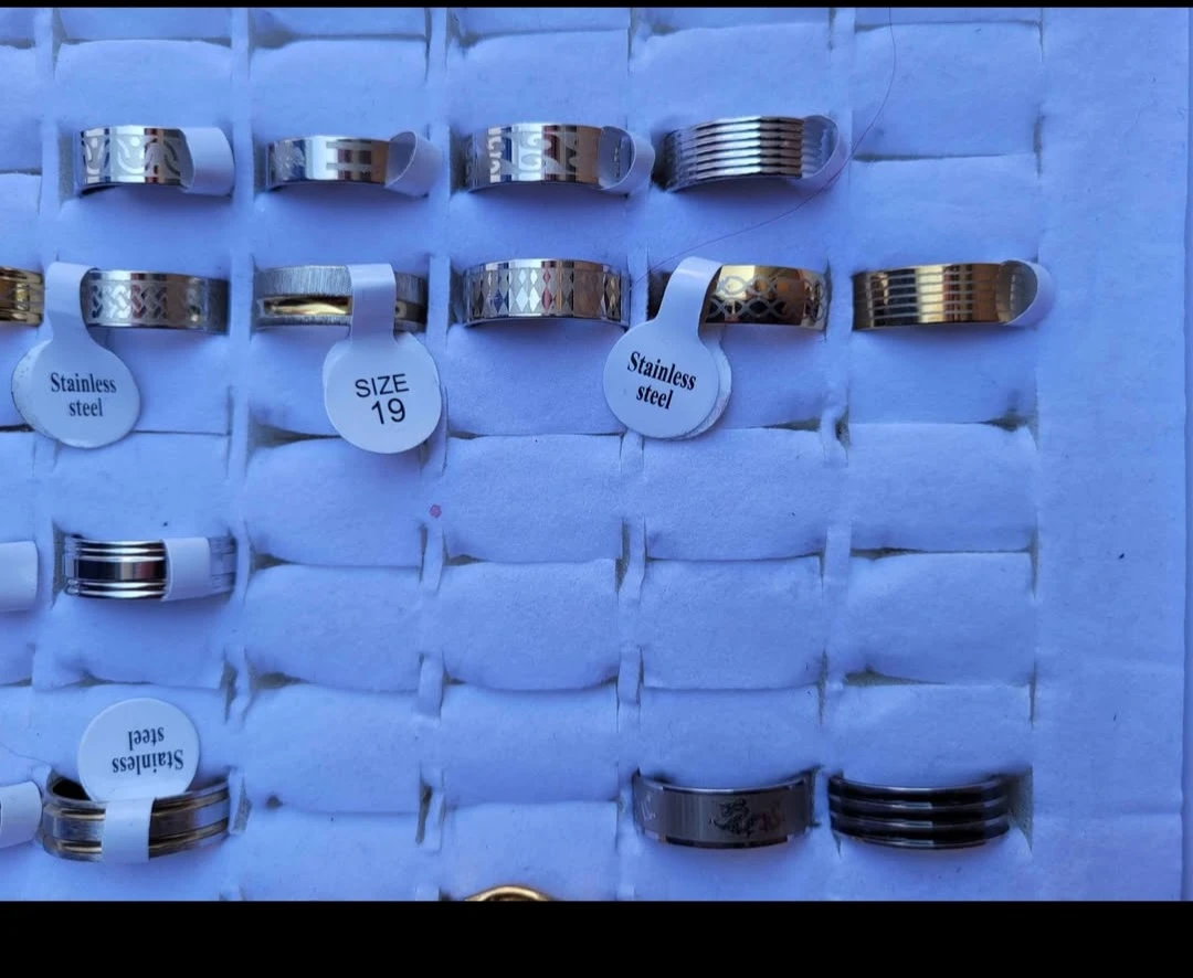 Stainless Steel Rings - Assorted Sizes - photo 2