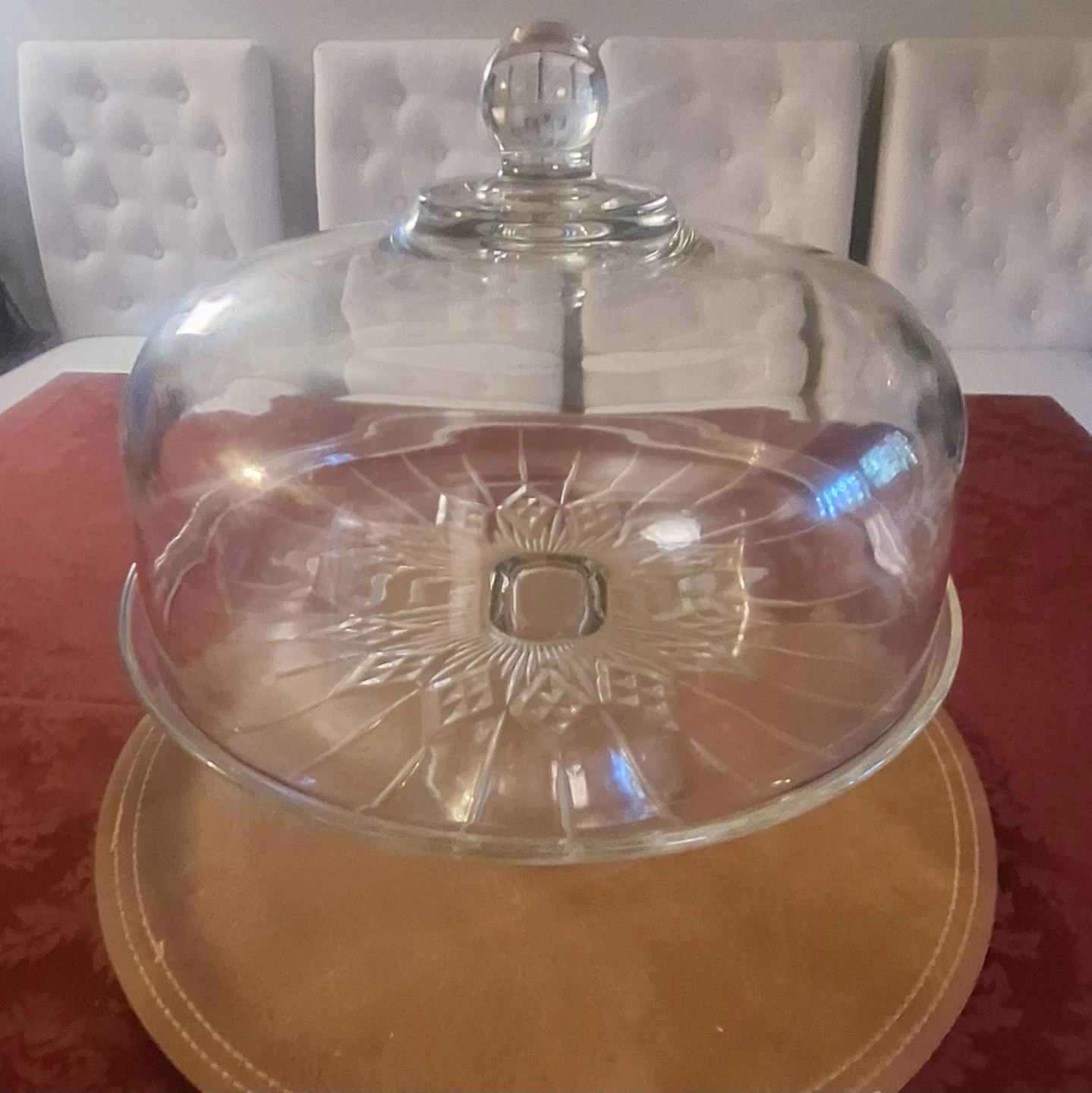 Glass Cake Stand & Dome
