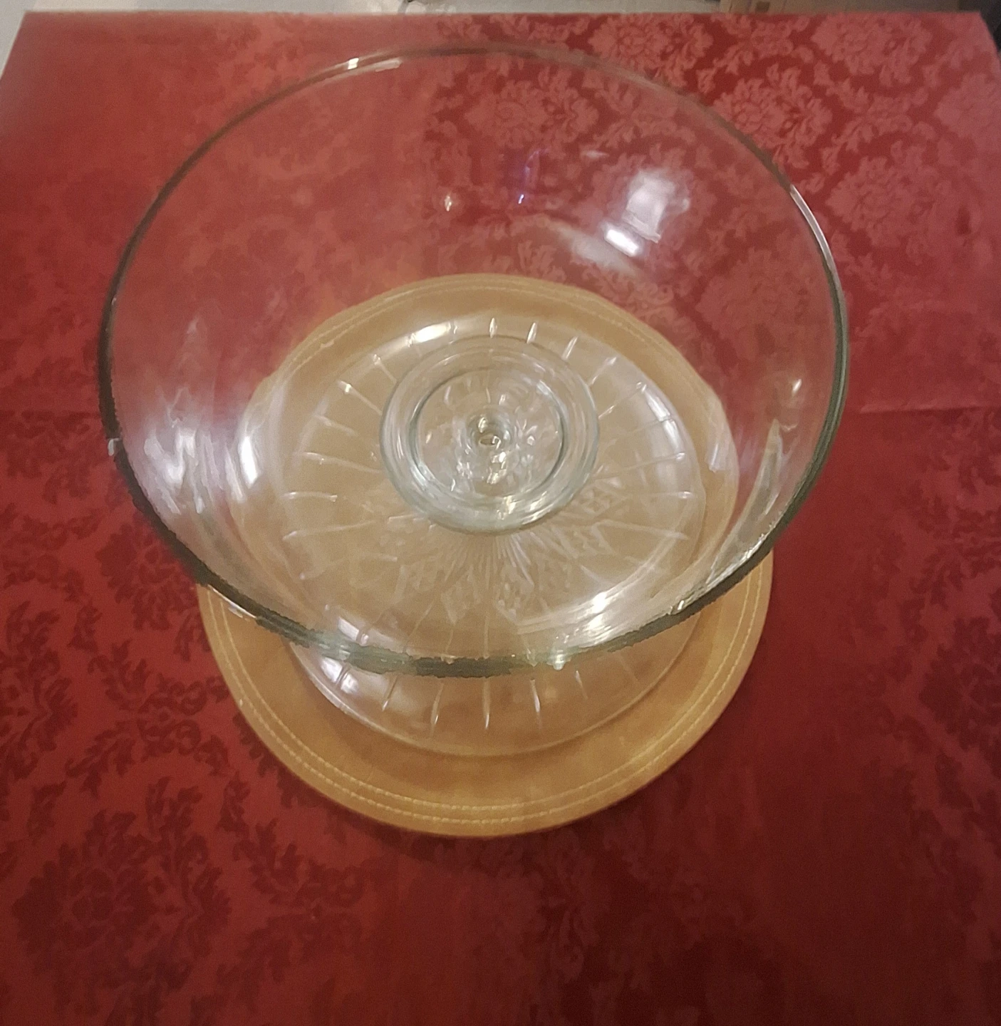 Glass Cake Stand & Dome - photo 2