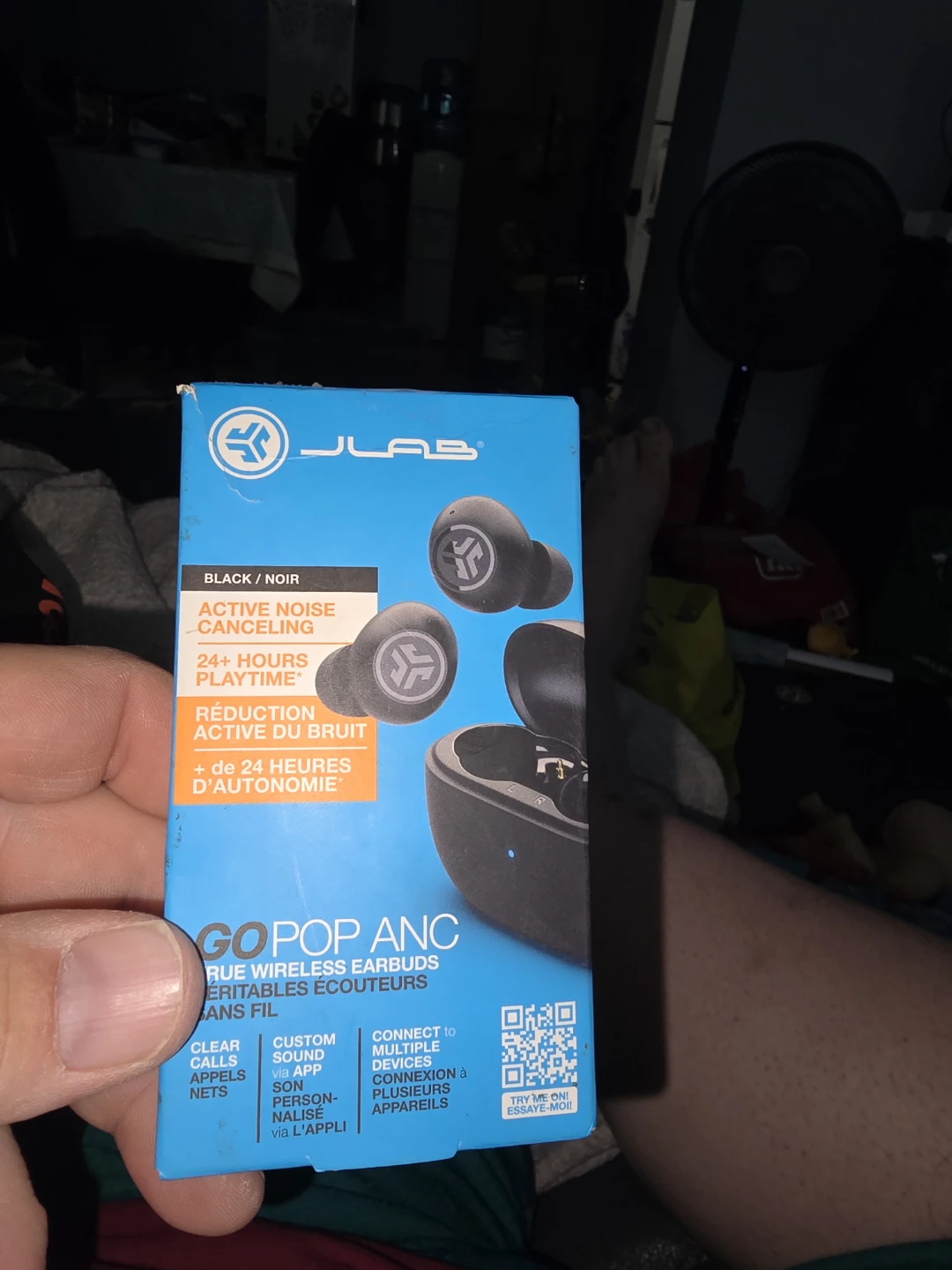 JLab Go Pop ANC True Wireless Earbuds - Black - photo 2