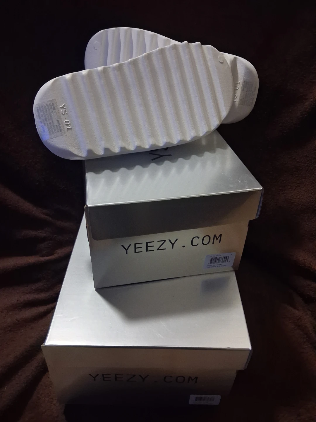 Yeezy ys-01 white size 4y - photo 4