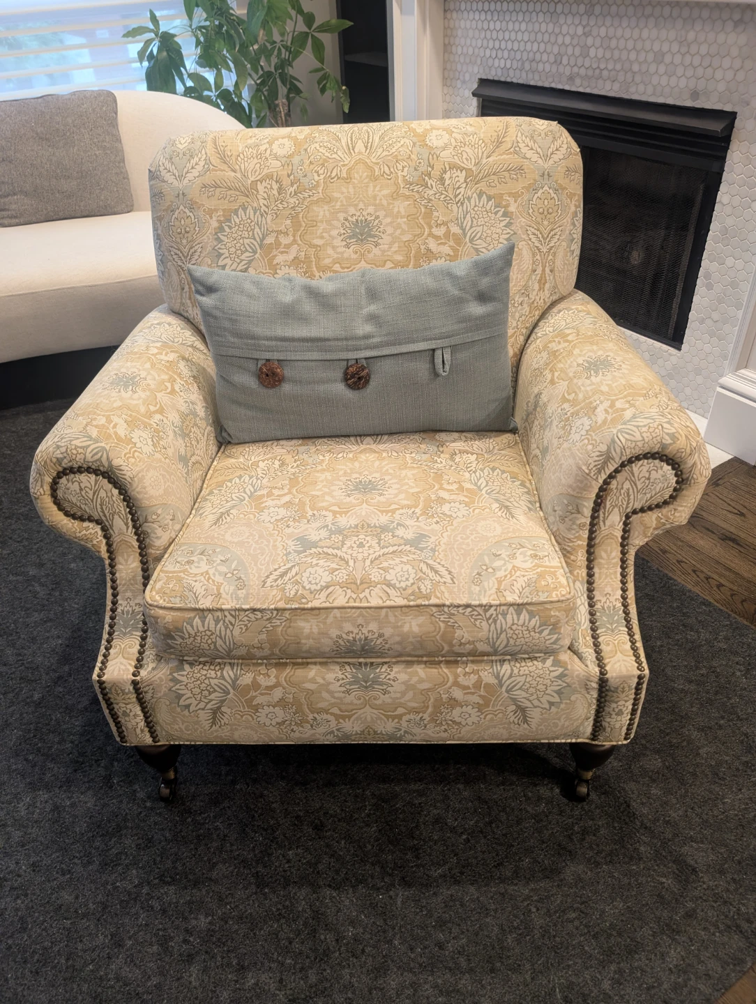 Upholstered Accent Chair - photo 2