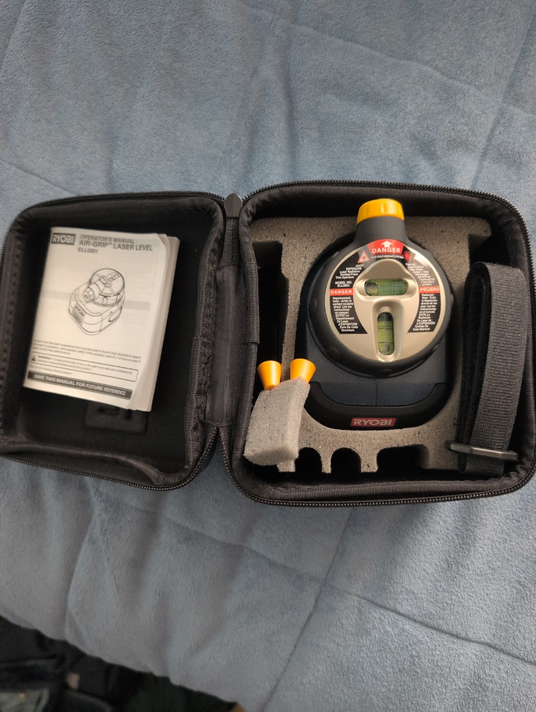 Ryobi Air-Grip Laser Level ELL0001 with Case - photo 4