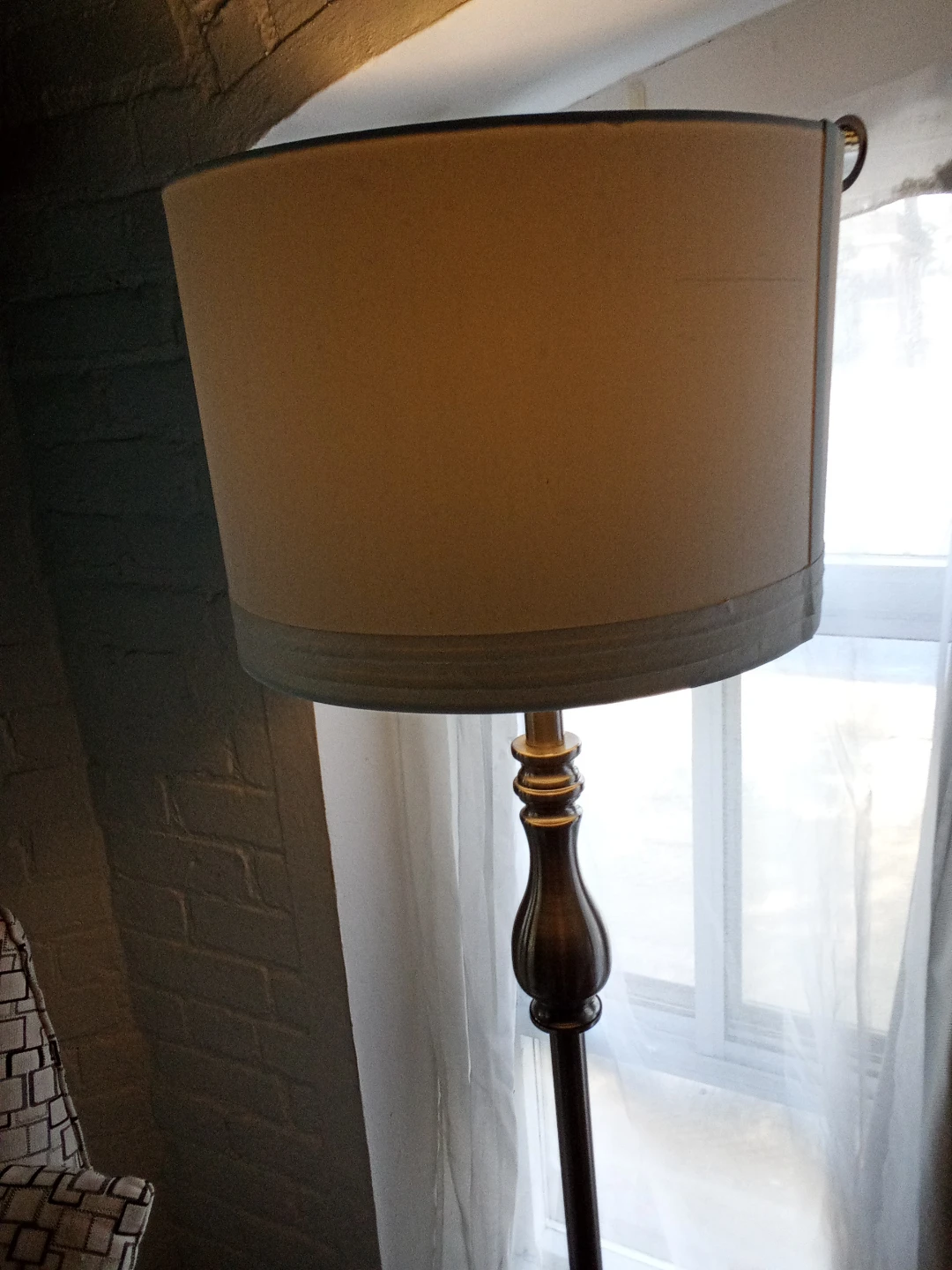 Floor Lamp with Drum Shade - photo 2