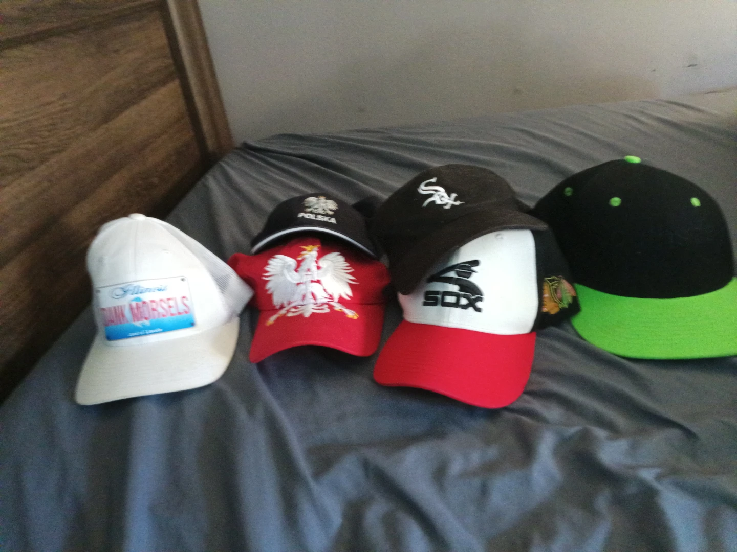 Lot of 6 assorted baseball caps