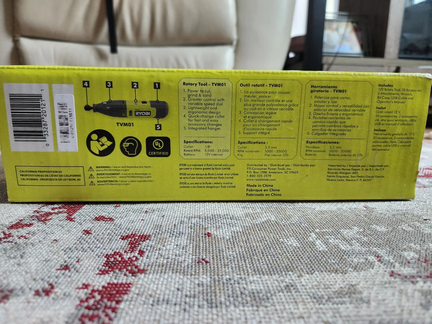Ryobi 12V Rotary Tool Kit with 35 Accessories - photo 3