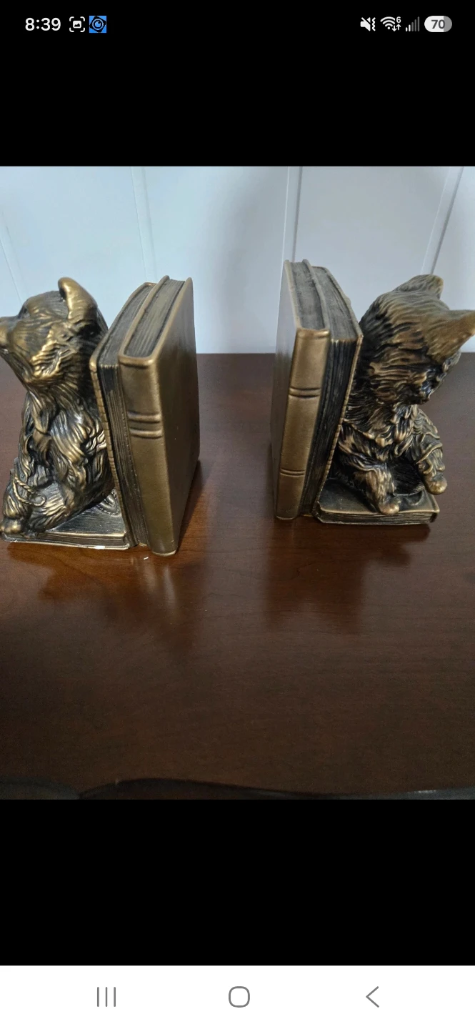 Vintage Cat Bookends - photo 2