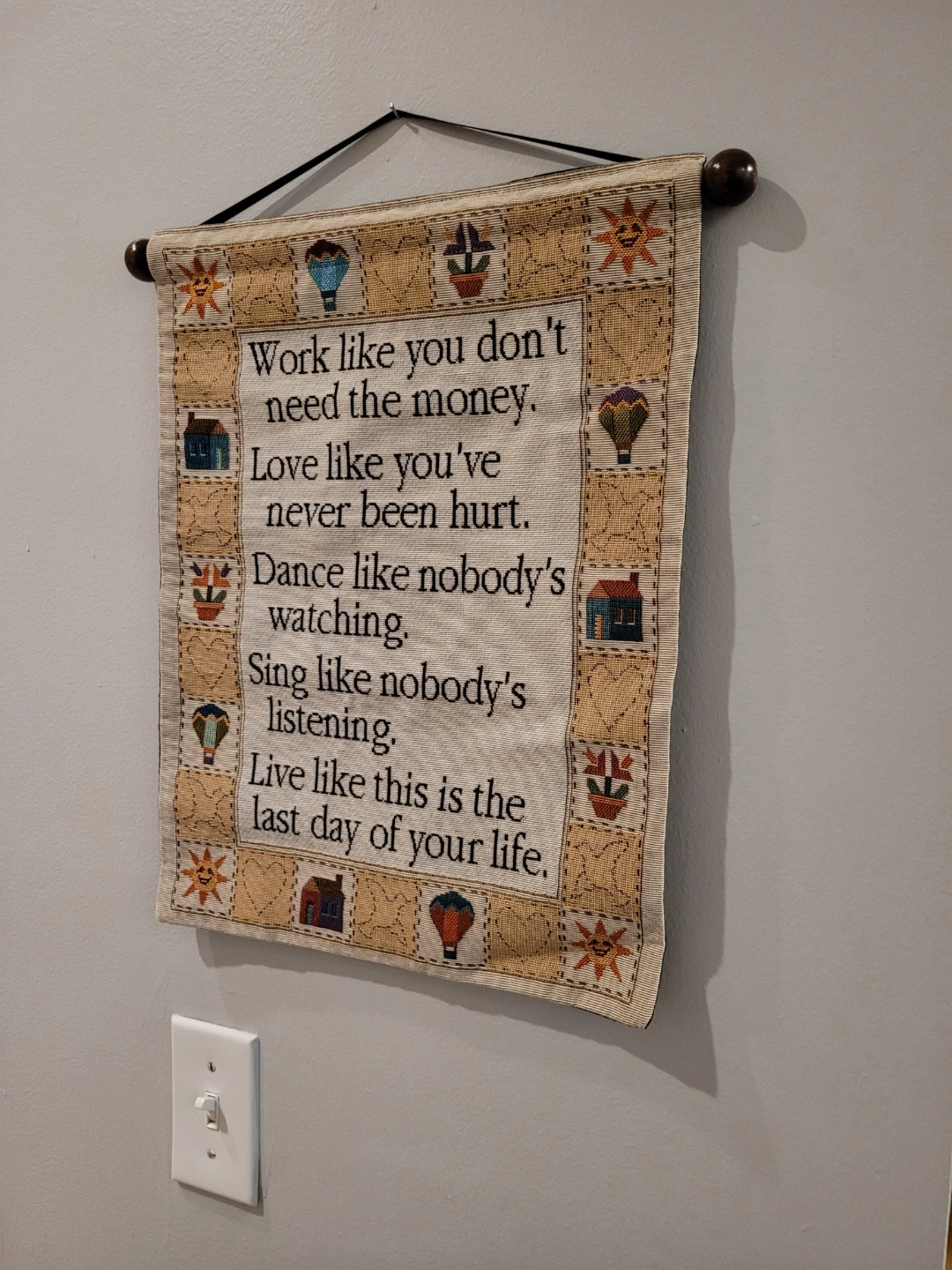 Inspirational Wall Hanging - Quotes