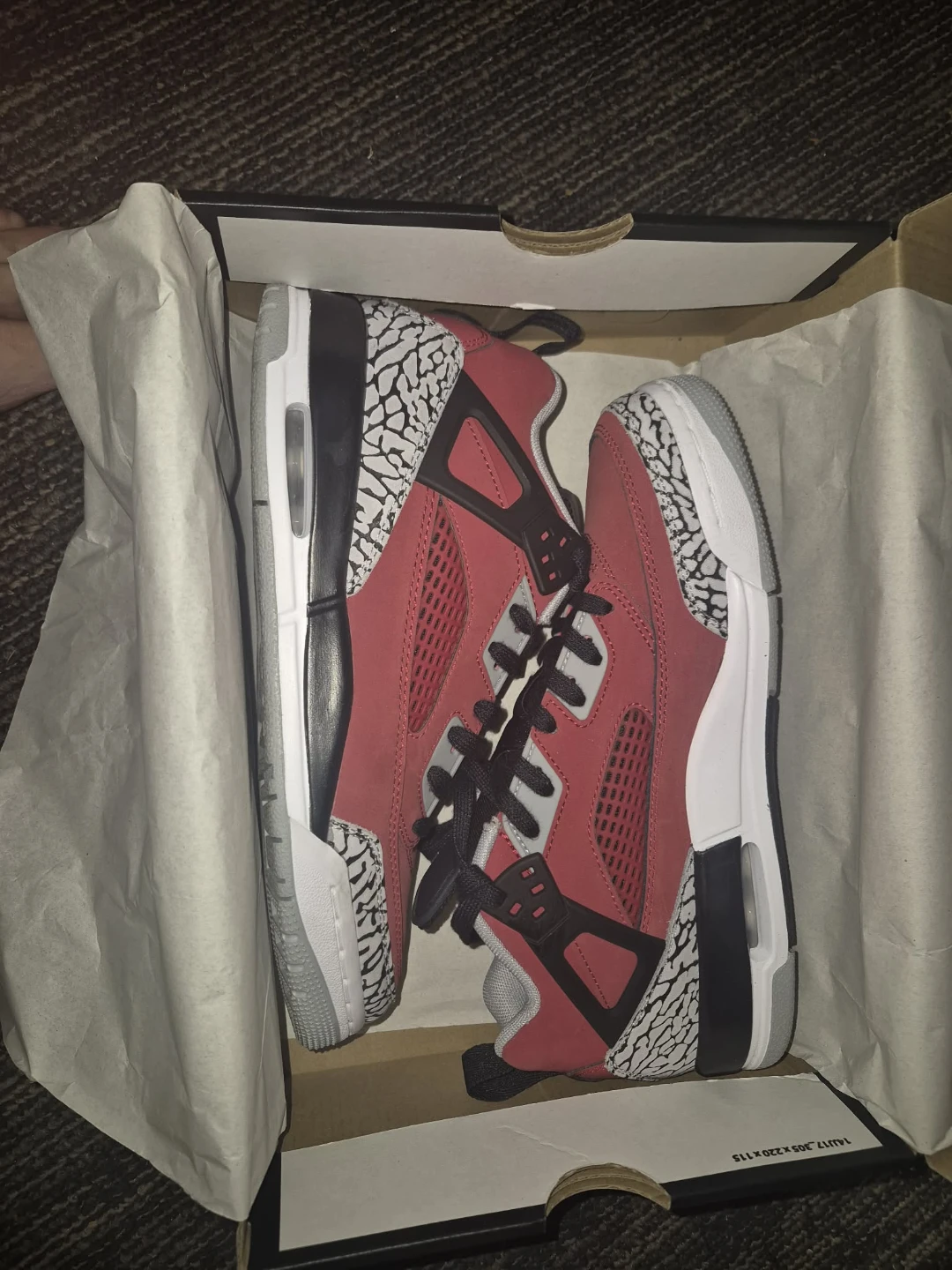 Jordan F11 Red Black and Gray SpizikeCements - photo 4