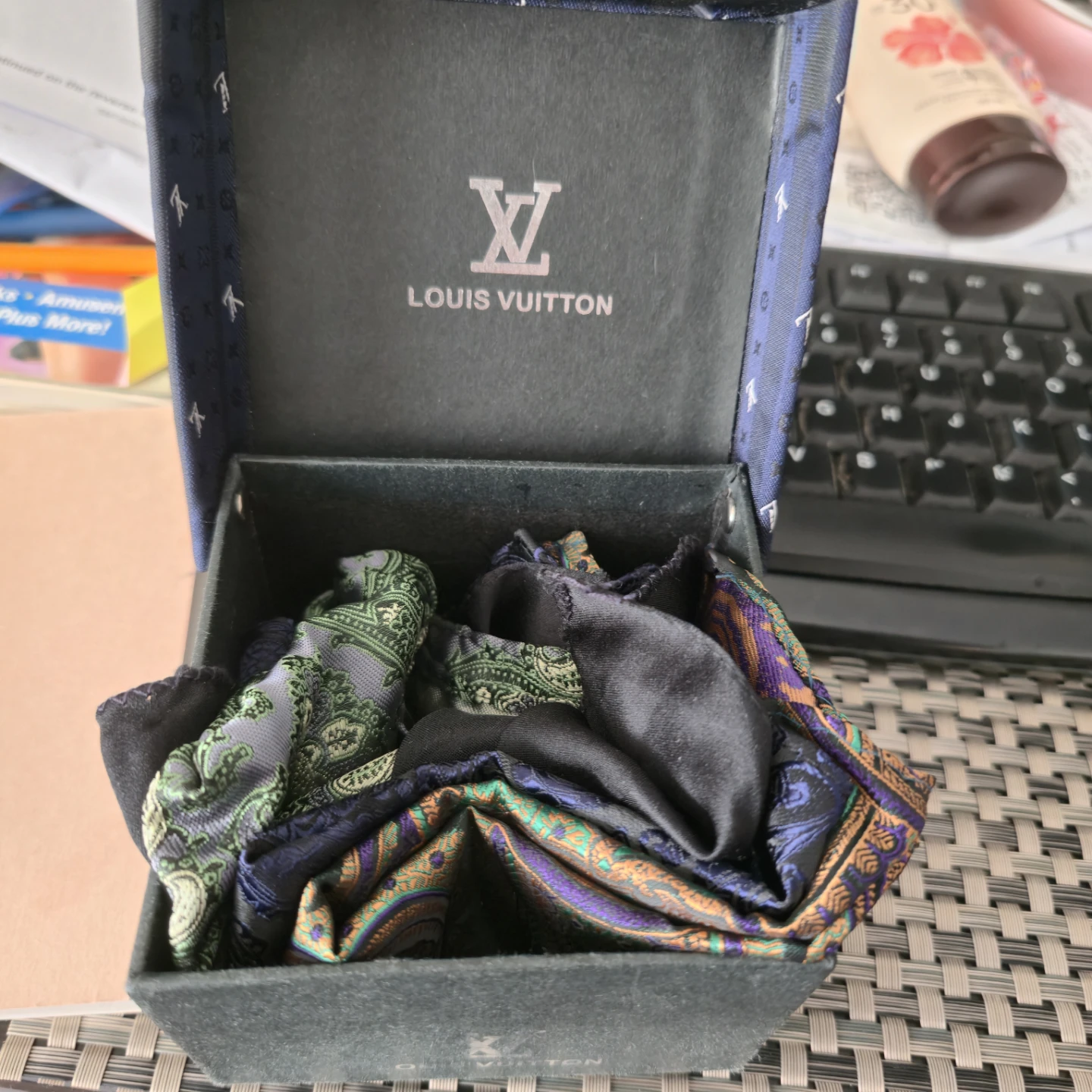 Louis Vuitton Pocket Squares (Set of 3)