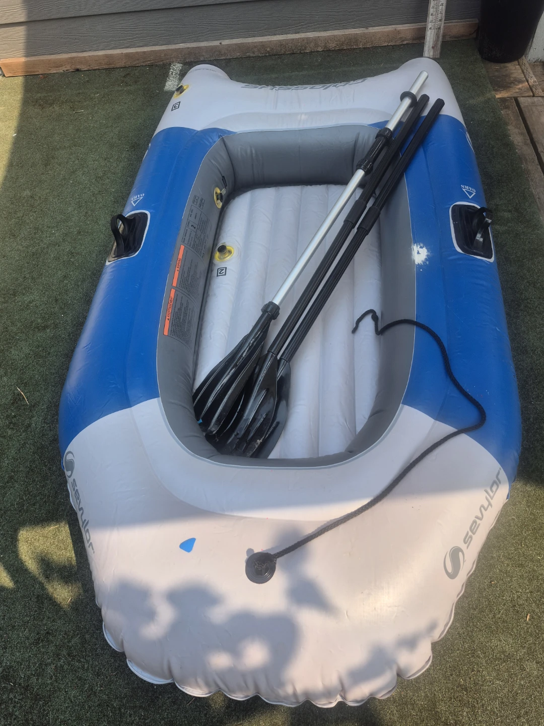 Sevylor Colossus 2-Person Inflatable Boat with Oars - photo 2