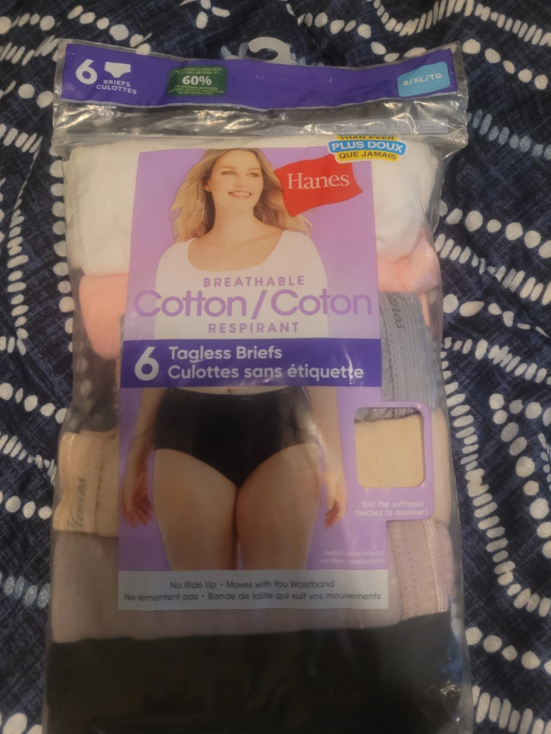 Hanes 6-Pack Women's Cotton Tagless Briefs
