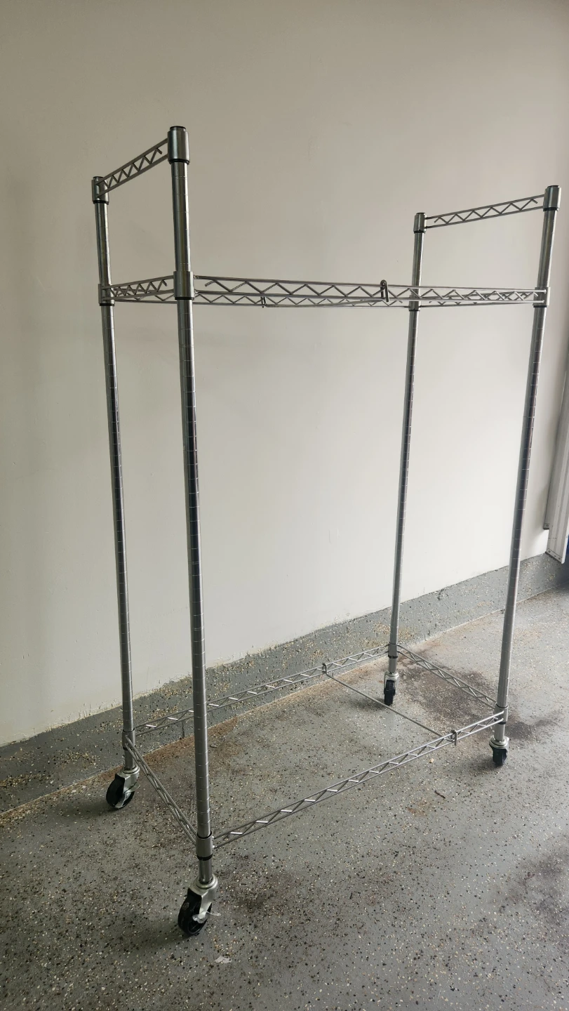 Tire Rack Storage Shelf with Wheels - photo 2