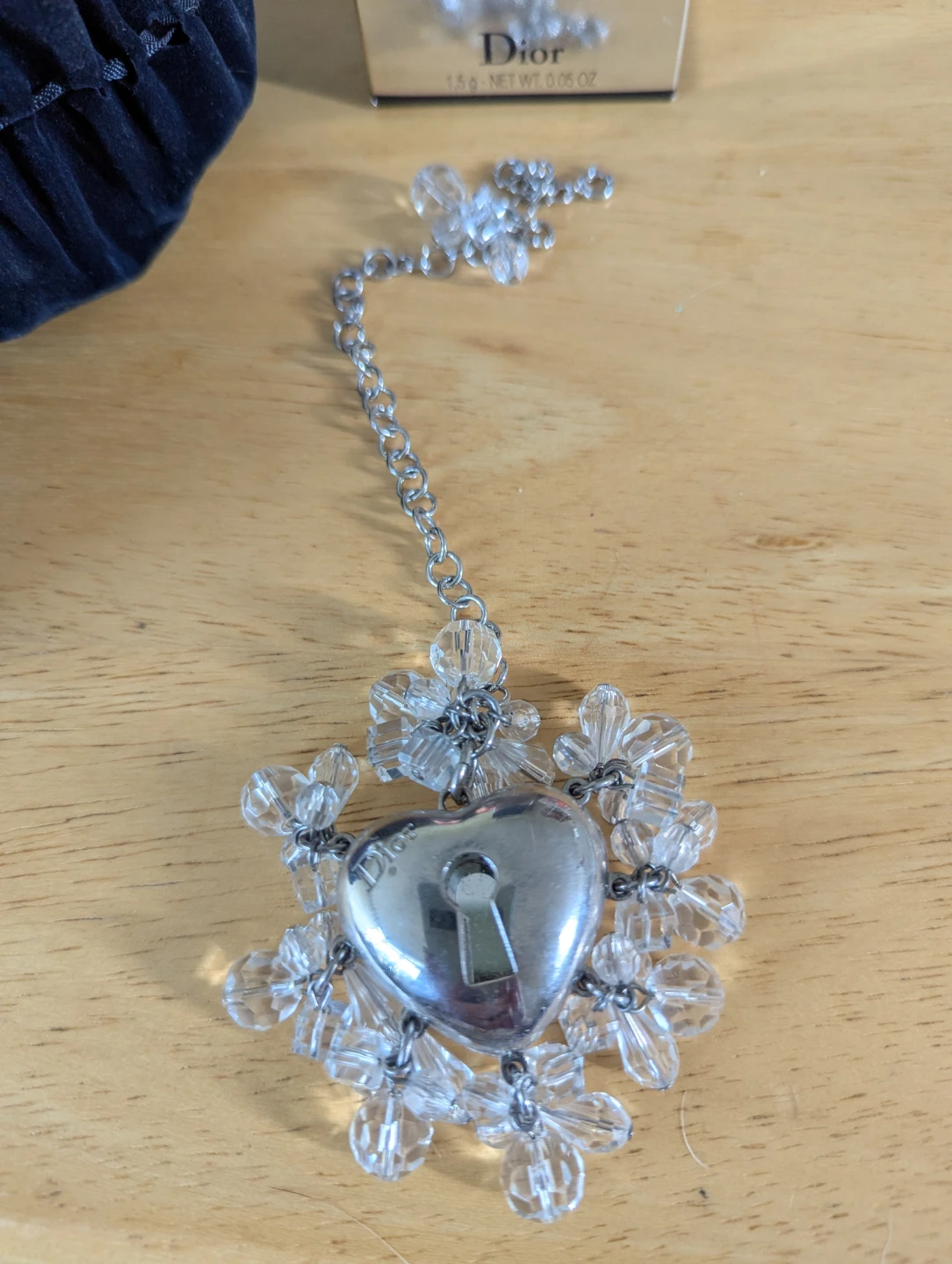 Dior Heart Compact with Pretty Charms