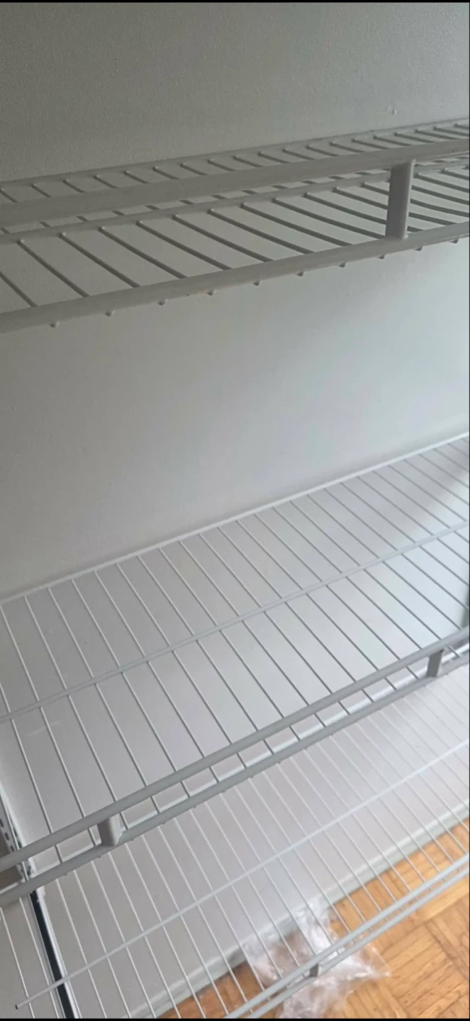 White Wire Shelving Unit