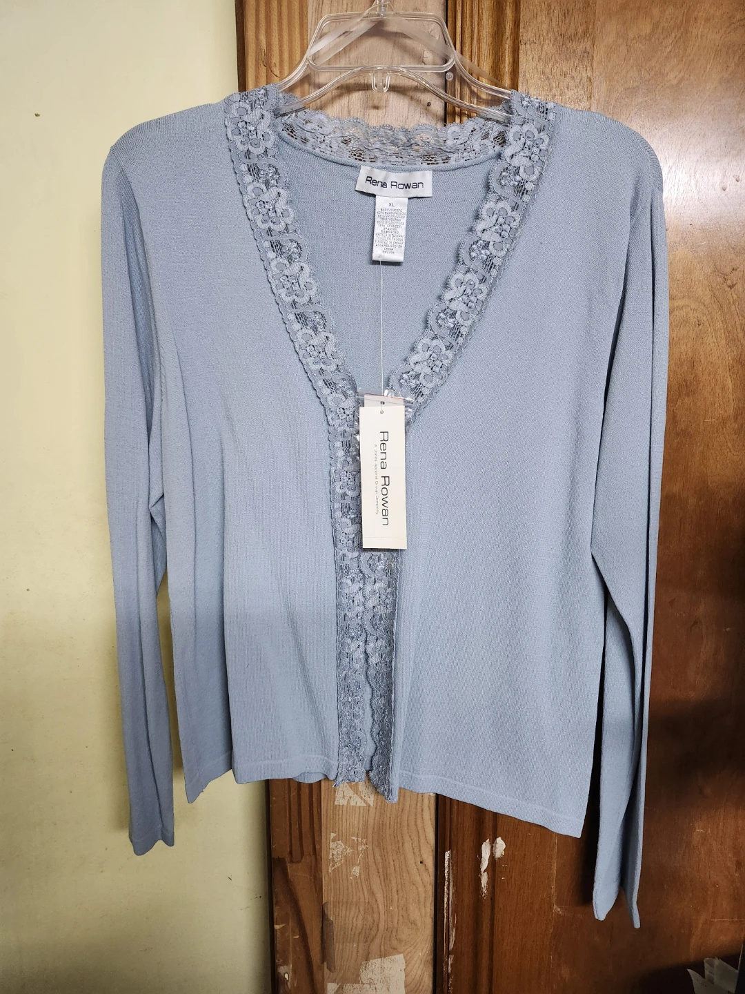 Rene Rowan Women's 3-Piece Blue Sweater Set