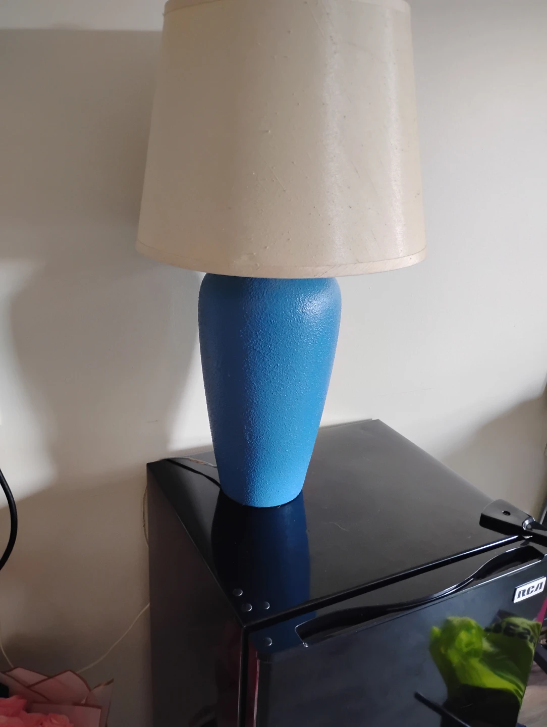 Blue Textured Table Lamp - photo 5